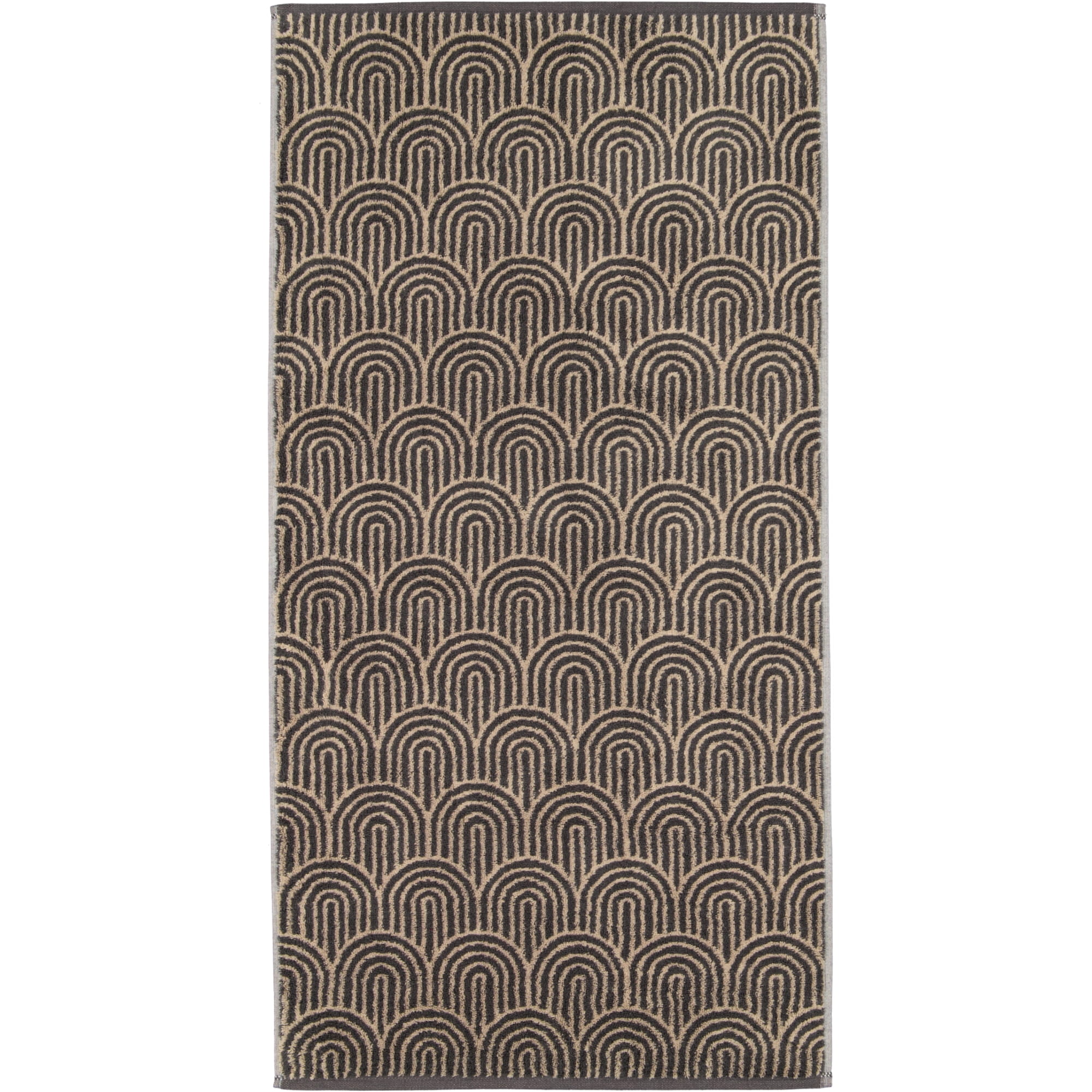 Cawö Handtücher Maison Bögen 6268 basalt - 37 - Handtuch 50x100 cm