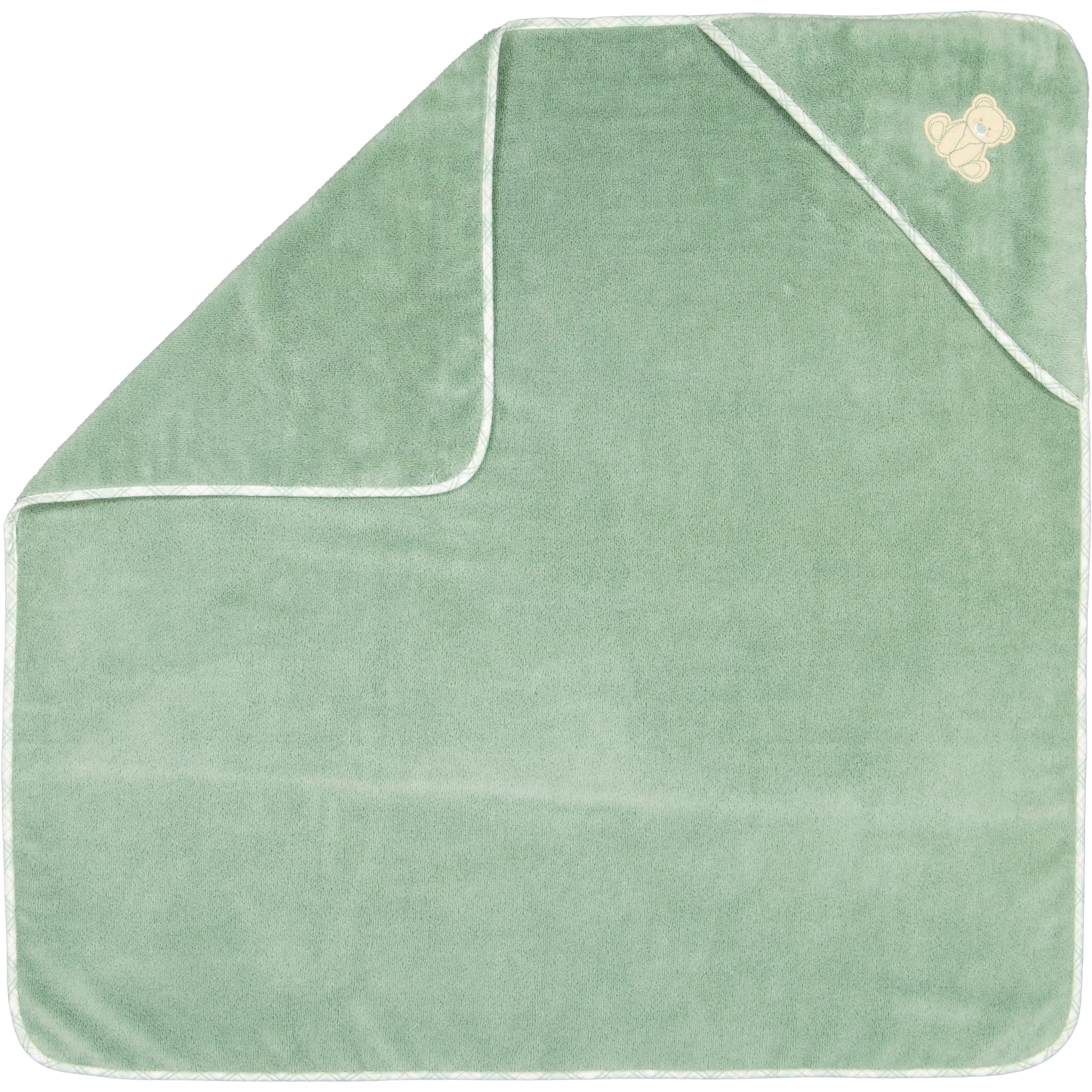 Vossen Kapuzentücher Teddy soft green - 5305 - Kapuzentuch 100x100 cm