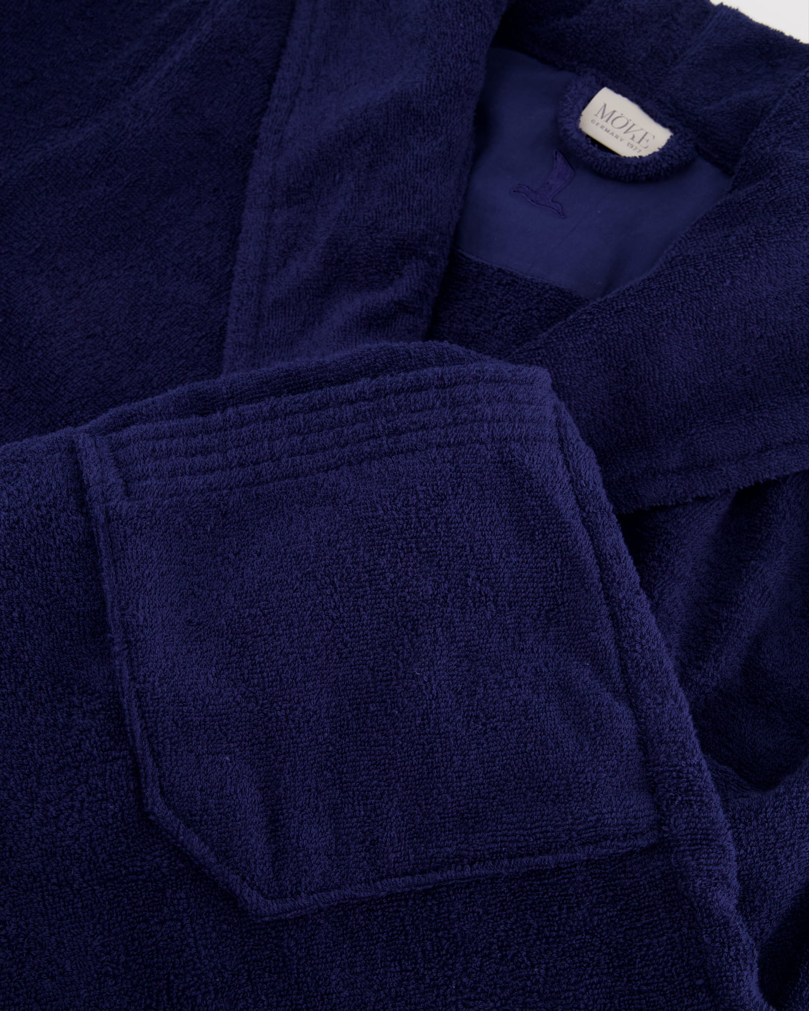 Möve Bademäntel unisex Kapuze Superwuschel deep sea - 596