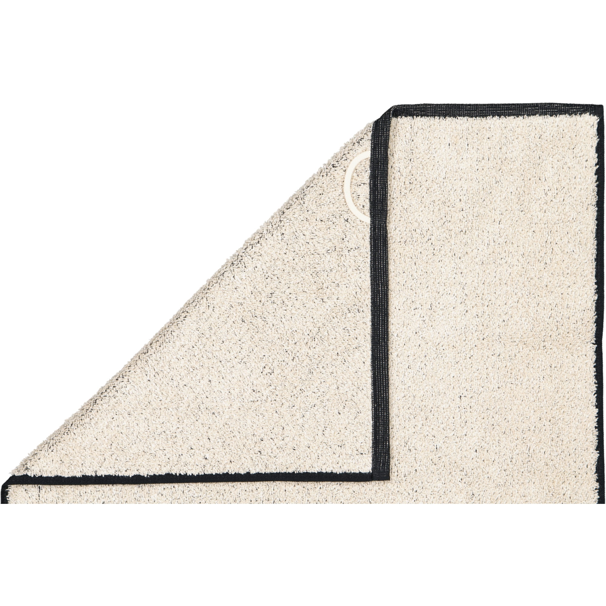 Möve - Eden - Melange mit Biesenbordüre - Farbe: natur - 081 (1-0151/8944) - Waschhandschuh 15x20 cm