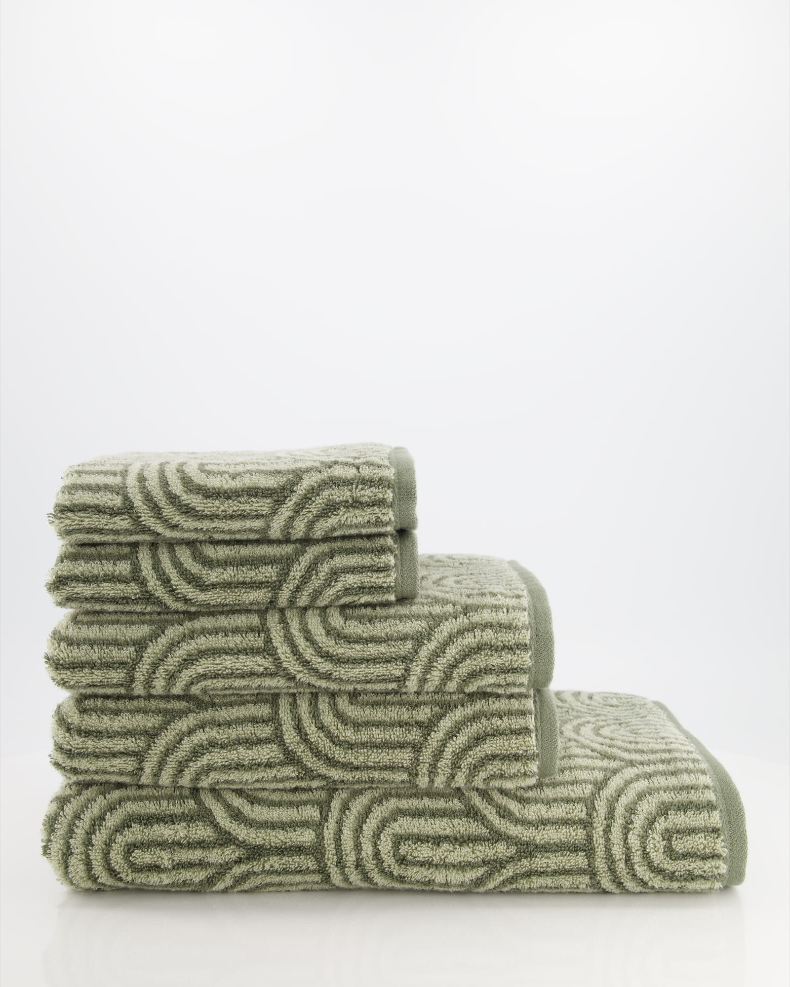 Cawö Handtücher Maison Bögen 6268 field - 44 - Handtuch 50x100 cm