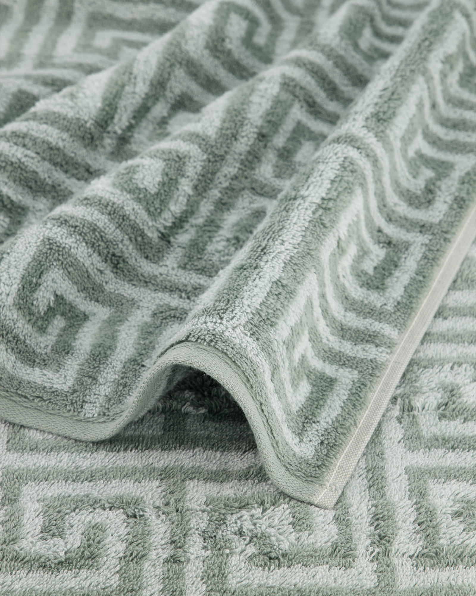 Cawö Handtücher Noblesse Elegance Allover 1088 nordic green - 44