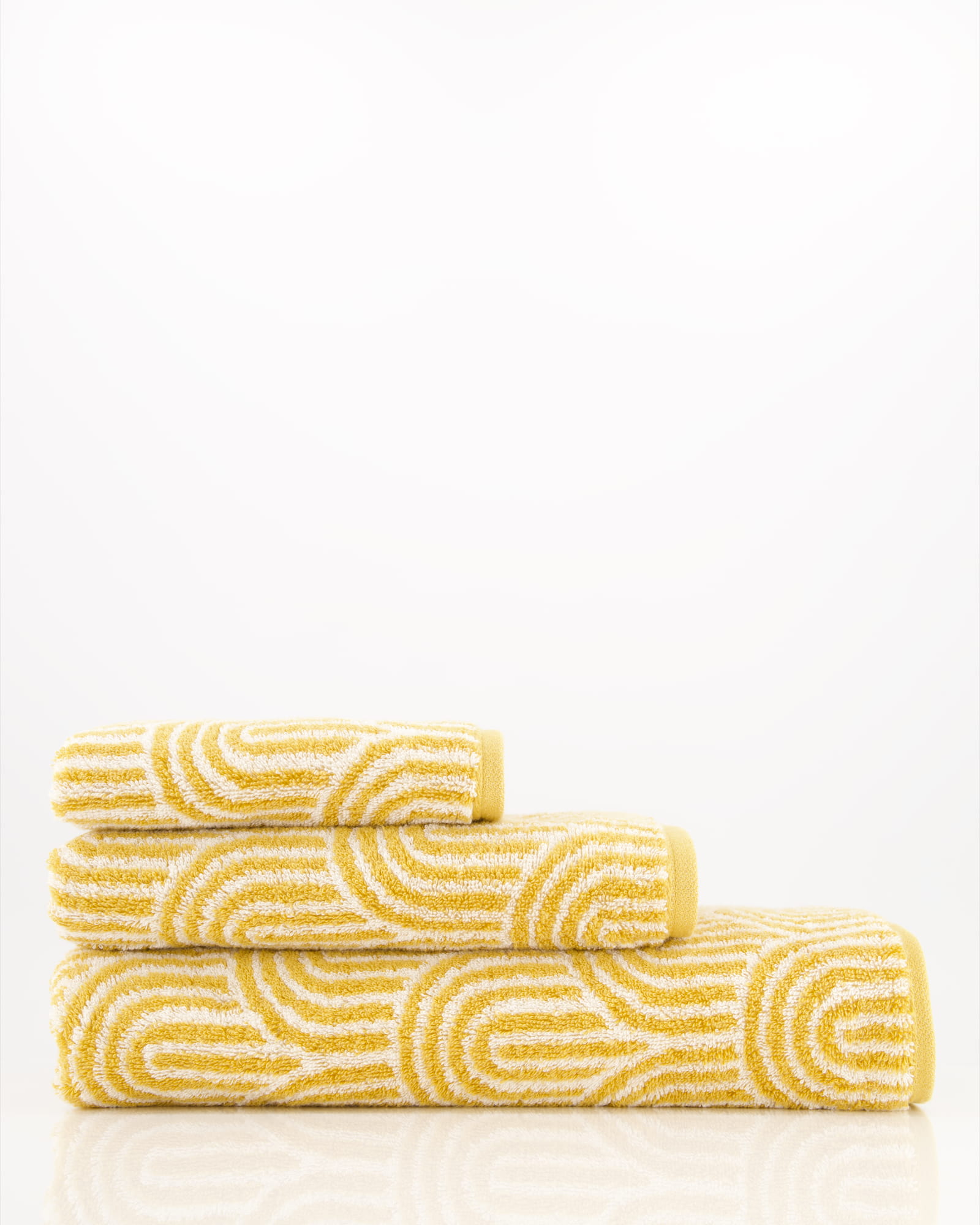 Cawö Handtücher Maison Bögen 6268 gold - 35 - Handtuch 50x100 cm
