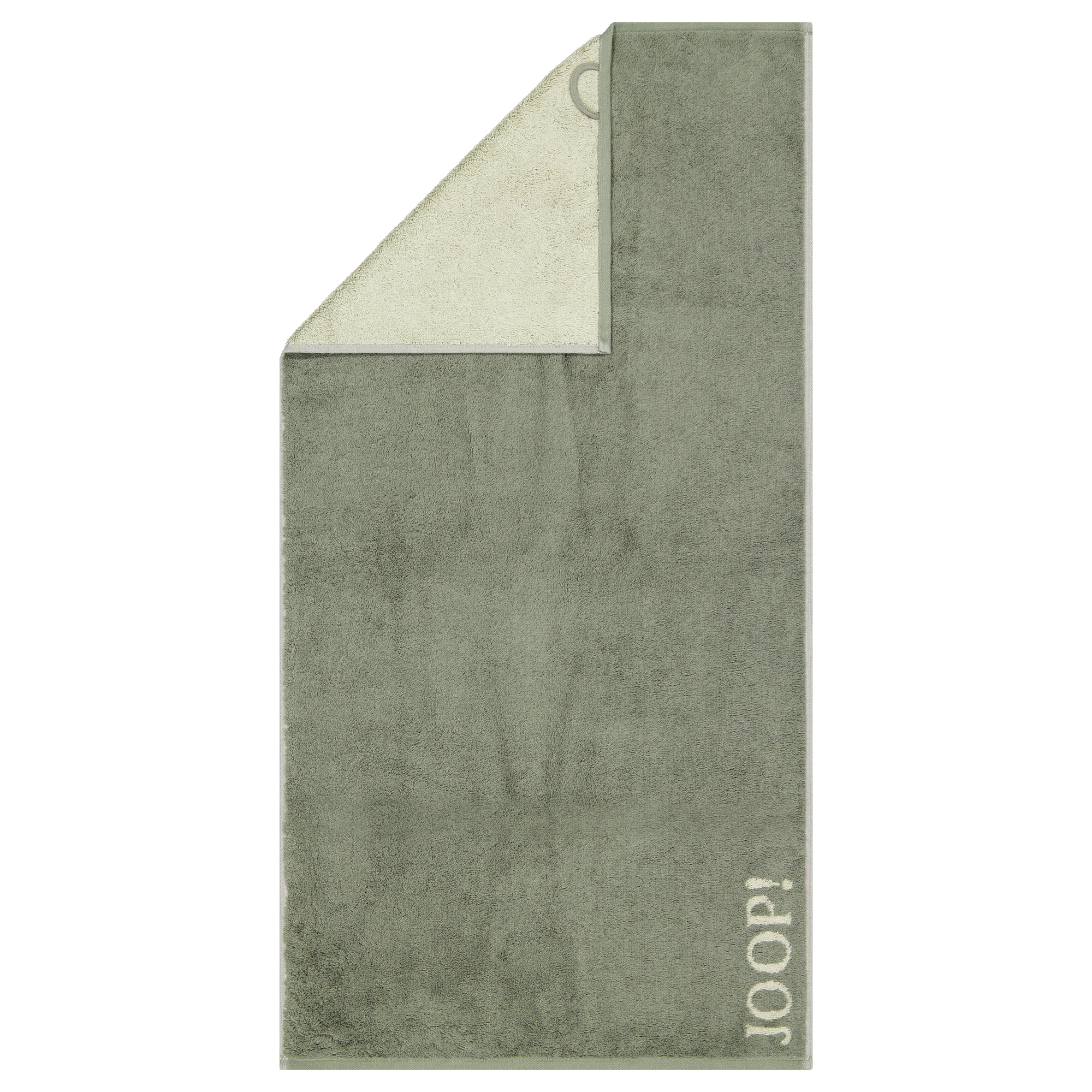 JOOP! Handtücher Contour Doubleface 1716 Oliv - 47 - Handtuch 50x100 cm