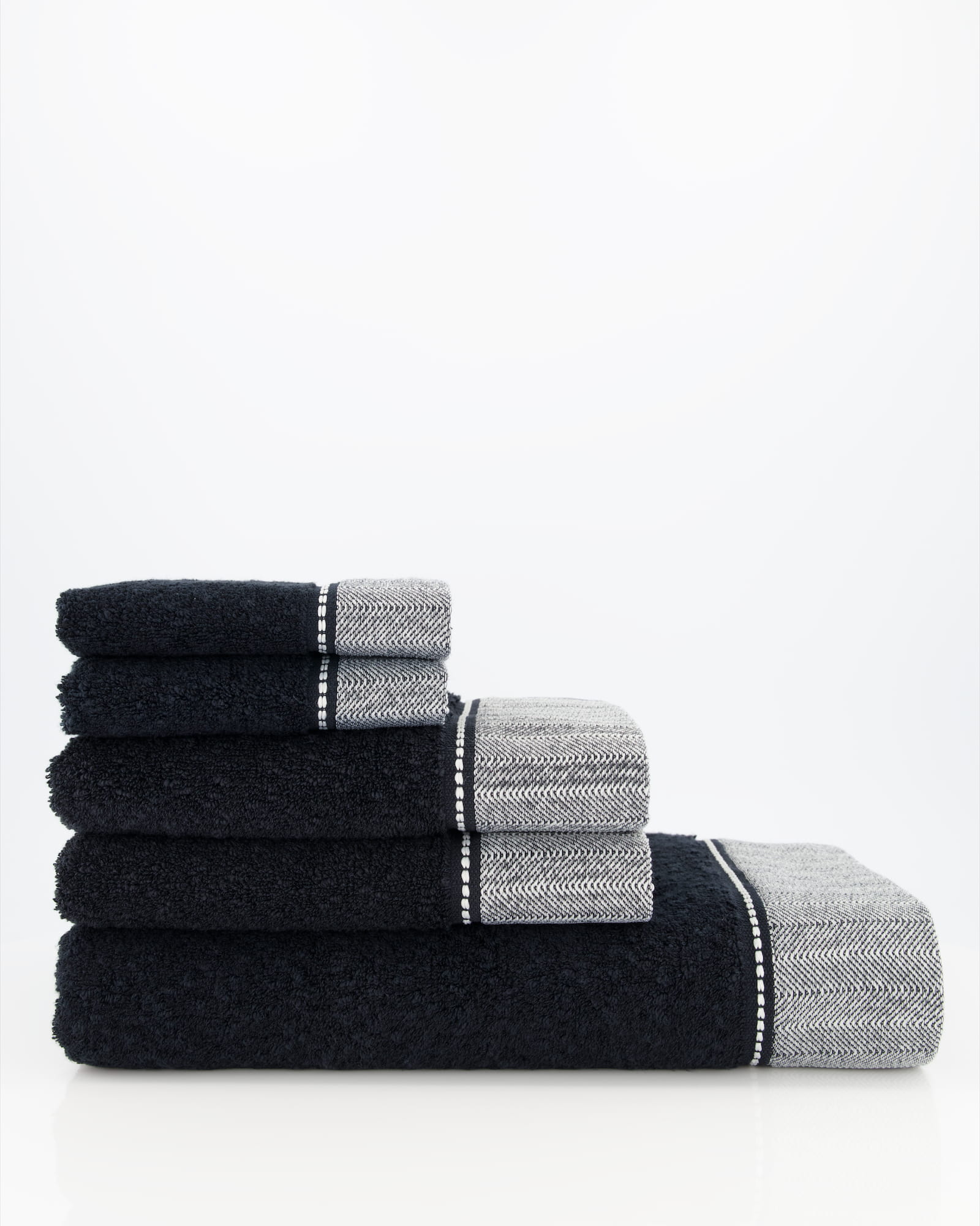 Möve Brooklyn Uni - Farbe:  black - 199 (1-0669/8970) - Waschhandschuh 15x20 cm