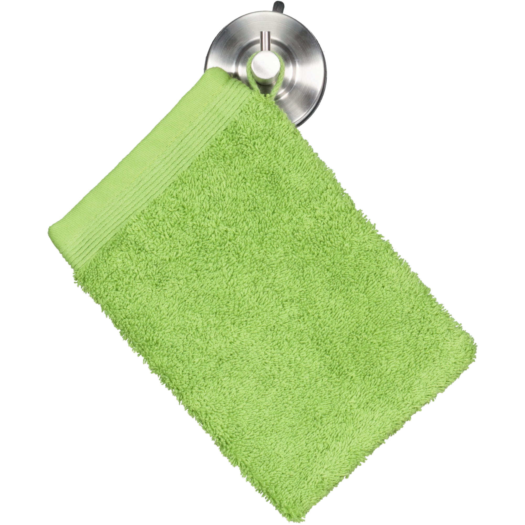 Möve - Superwuschel - Farbe: peridot - 658 (0-1725/8775) - Waschhandschuh 15x20 cm