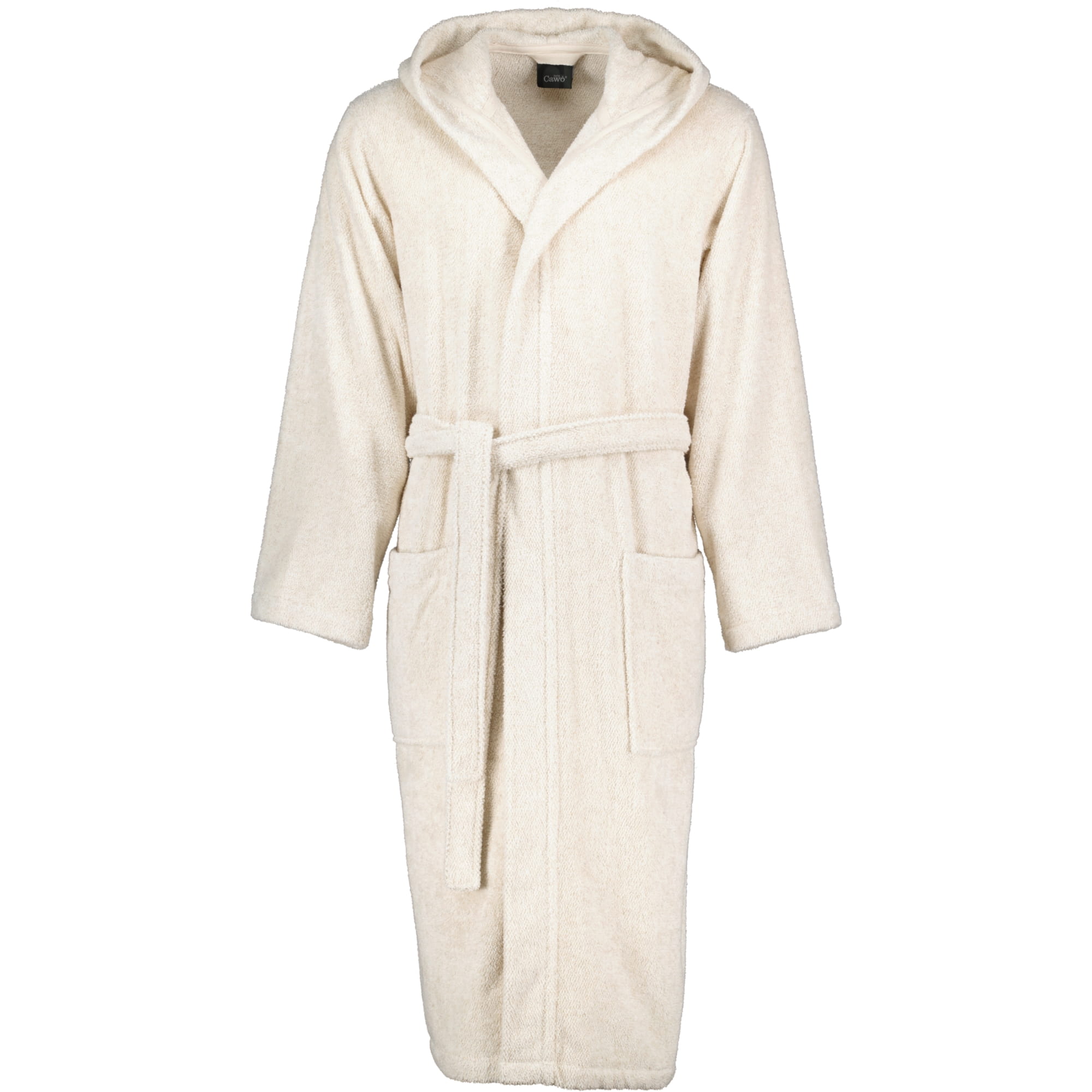 Cawö Home Bademäntel Herren Kapuze SAUNA Cotton & Hemp 847 natur - 33