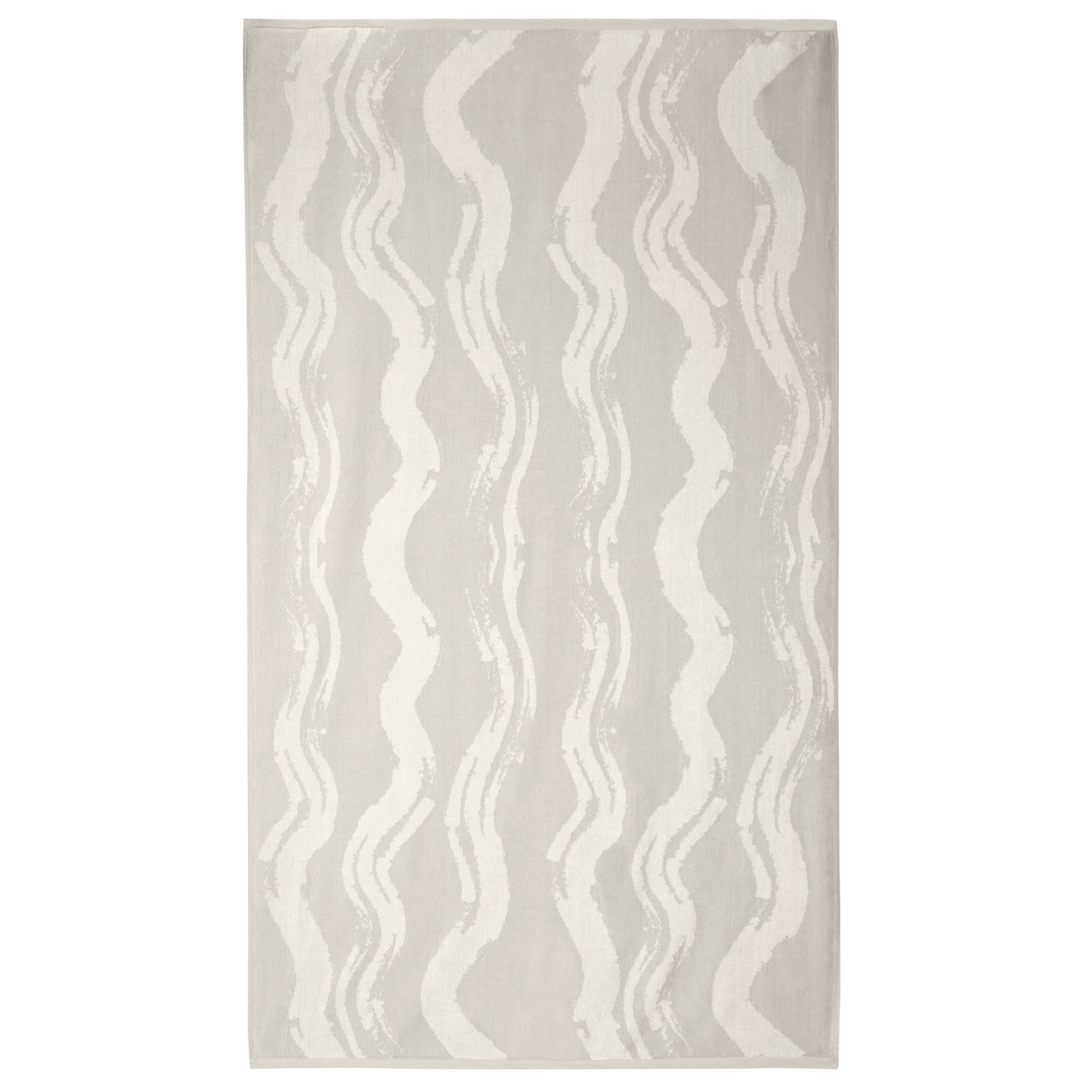 Vossen Strandtücher Coast Lines stone - 0001 - Strandtuch 100x180 cm