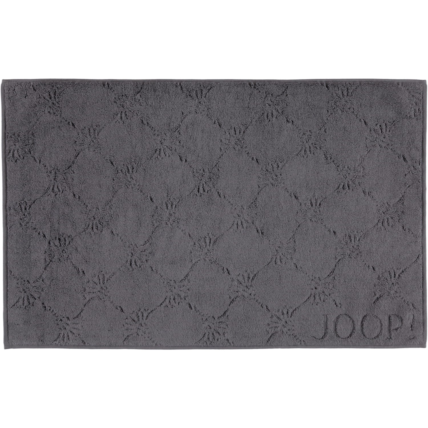 JOOP Uni Cornflower Badematte 1670 - 50x80 cm - Farbe: anthrazit - 774