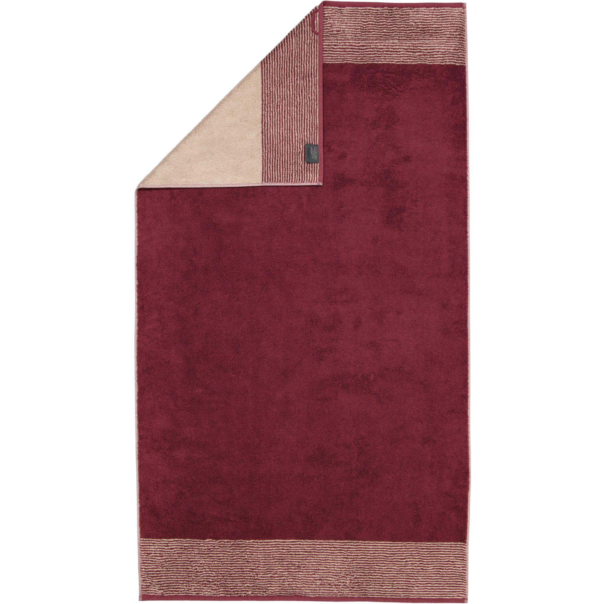 Cawö Handtücher Luxury Home Two-Tone 590 bordeaux - 23 - Duschtuch 80x150 cm