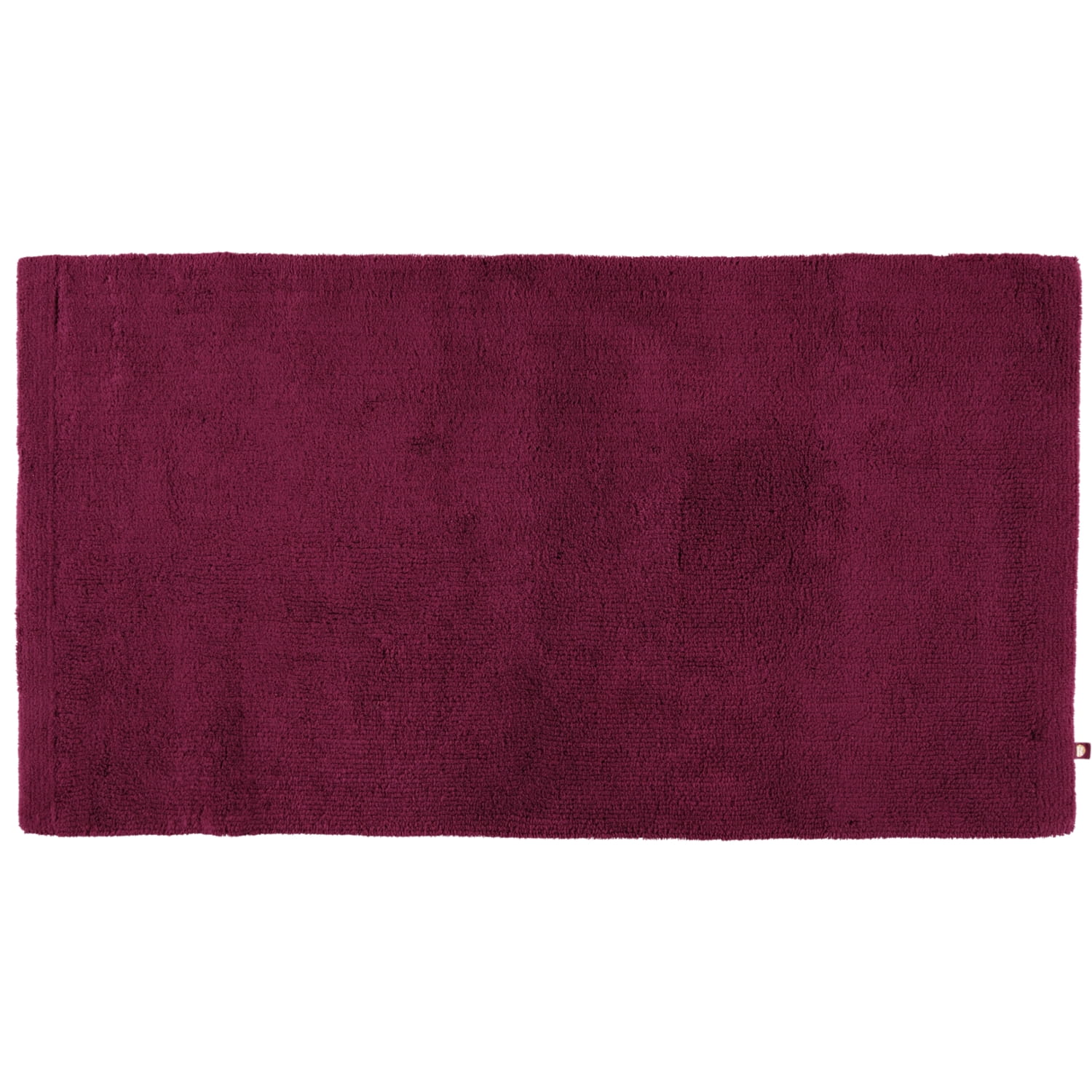 Rhomtuft - Badteppich Pur - Farbe: berry - 237 - 70x130 cm