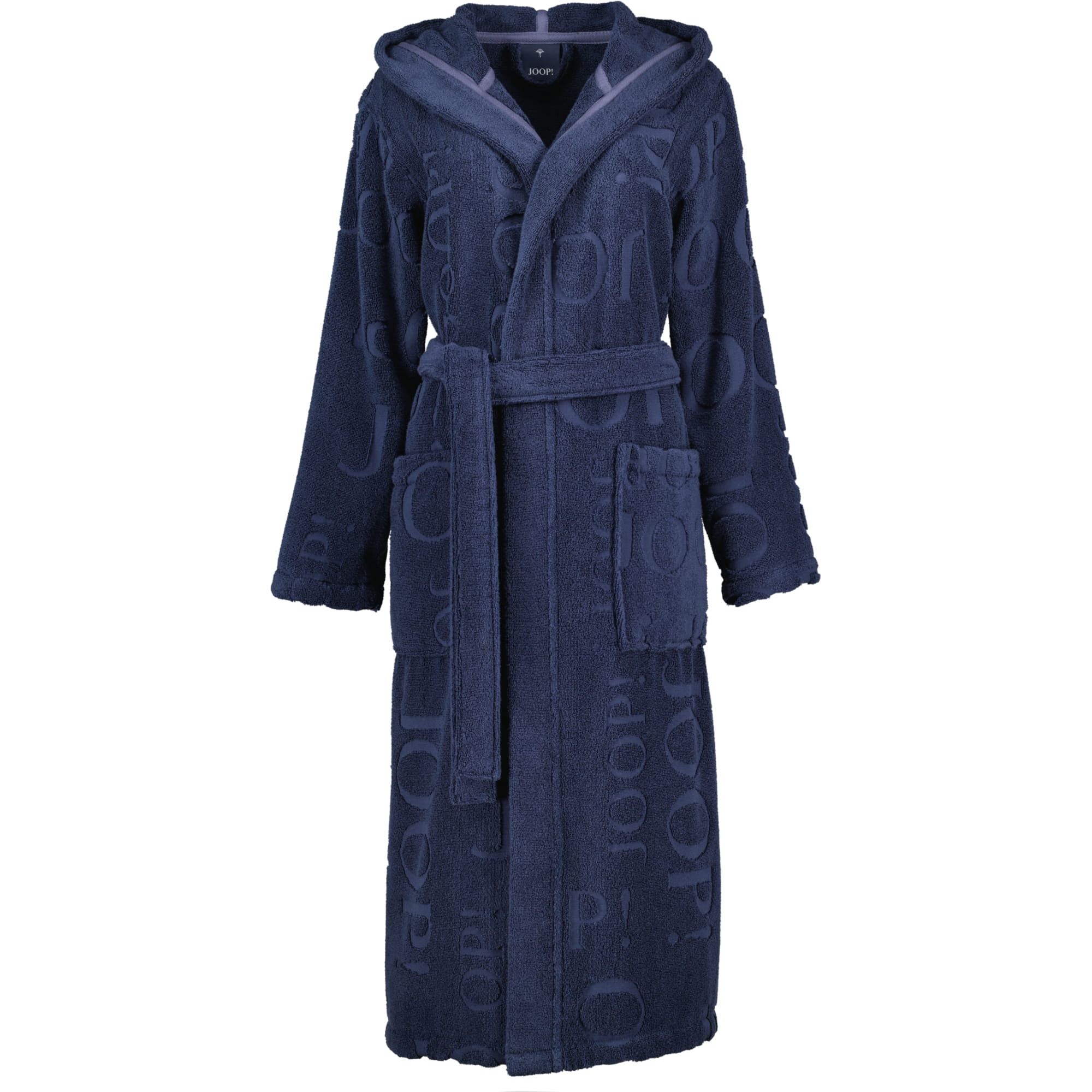 JOOP! Bademäntel Damen Kapuze 1663 blau - 175
