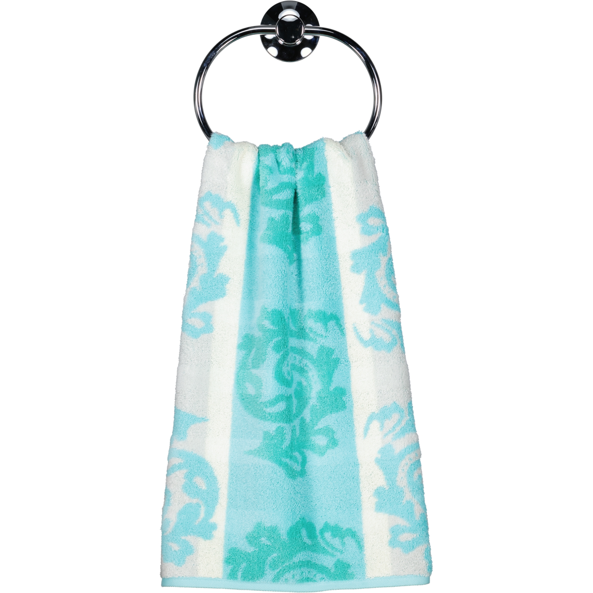 Cawö - Noblesse Cashmere Jacquard 1057 - Farbe: mint - 14 - Handtuch 50x100 cm