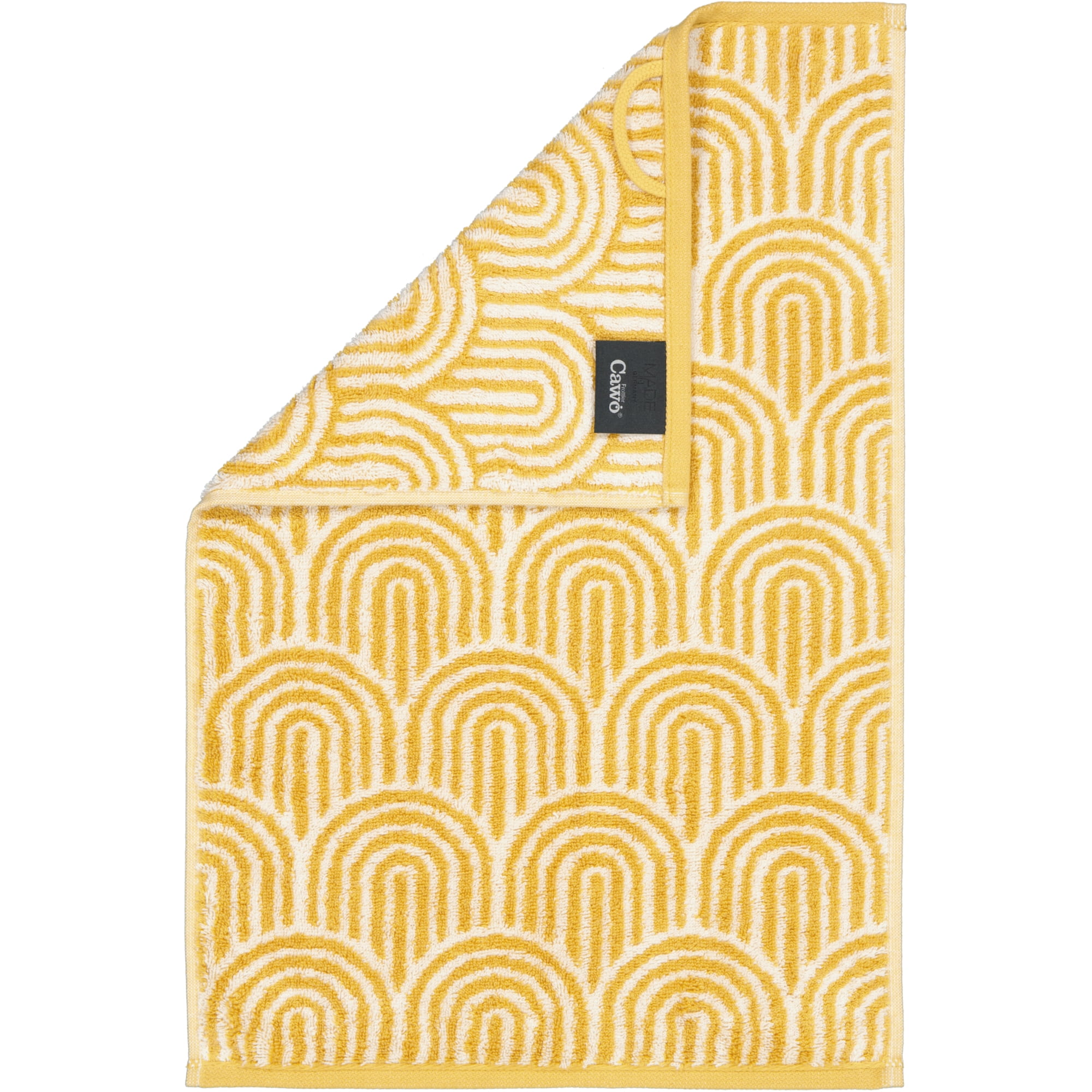 Cawö Handtücher Maison Bögen 6268 gold - 35 - Gästetuch 30x50 cm