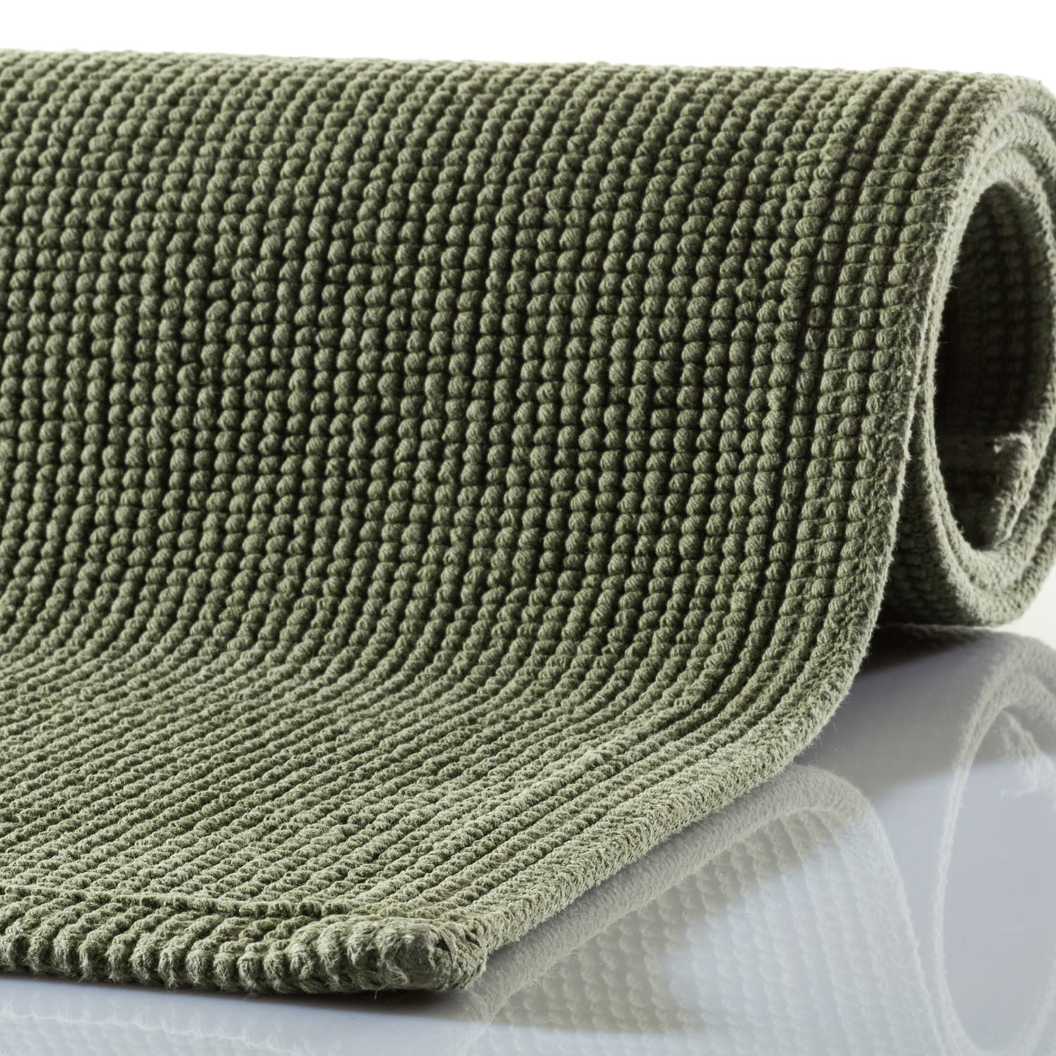 Rhomtuft - Badematte Plain - Farbe: olive - 404