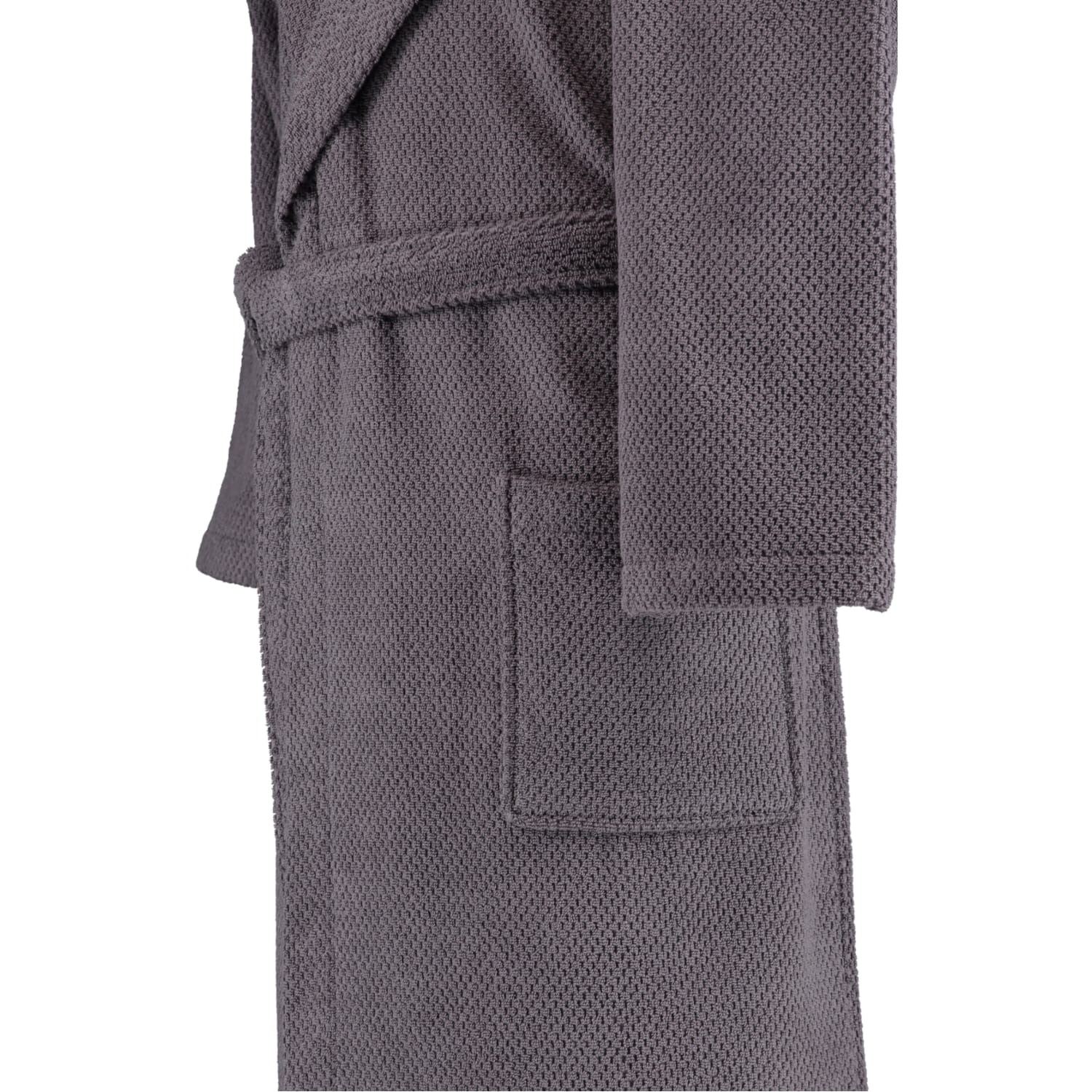 Rhomtuft - Bademantel Baronesse unisex - Farbe: zinn - 02
