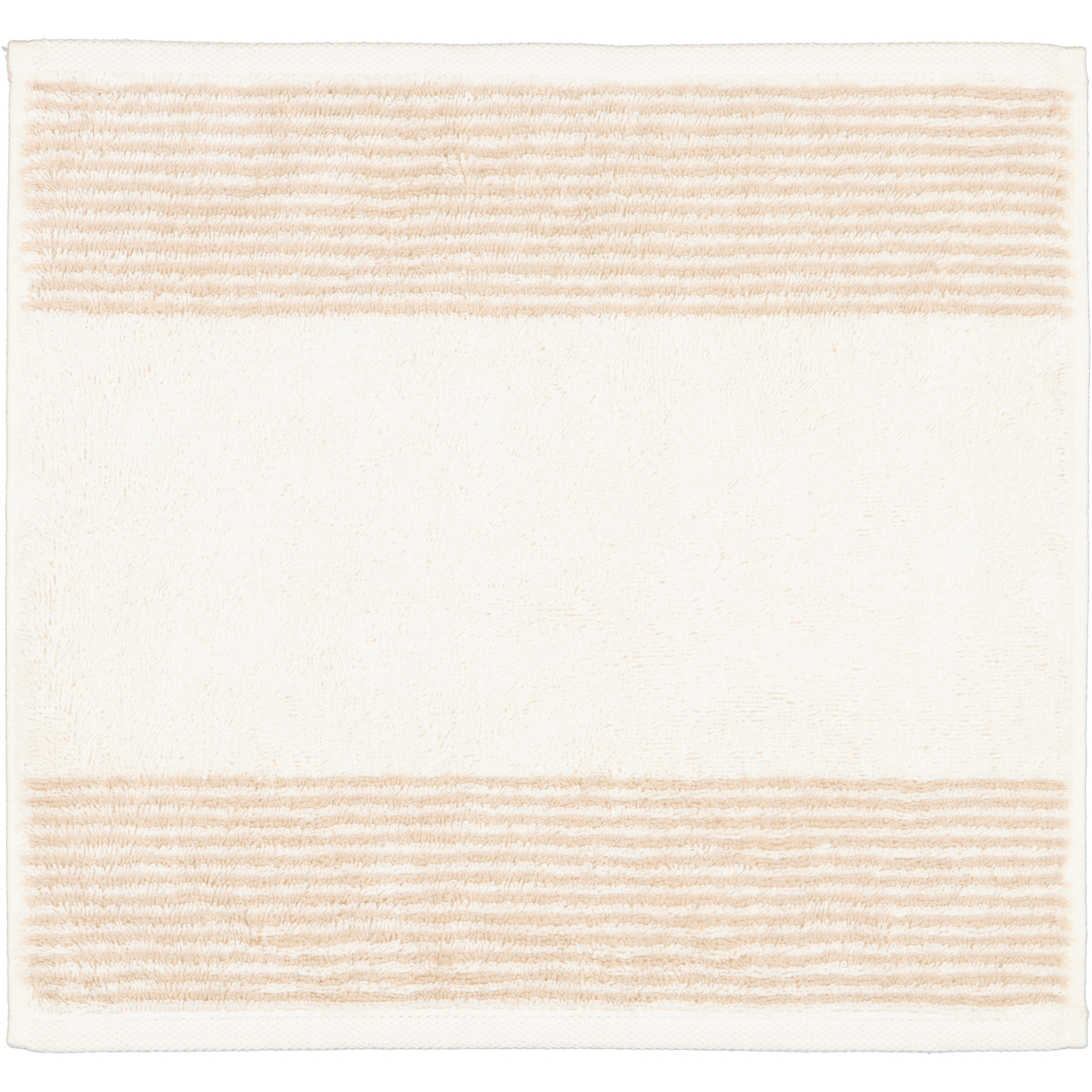 Cawö Handtücher Luxury Home Two-Tone 590 natur - 36 - Seiflappen 30x30 cm