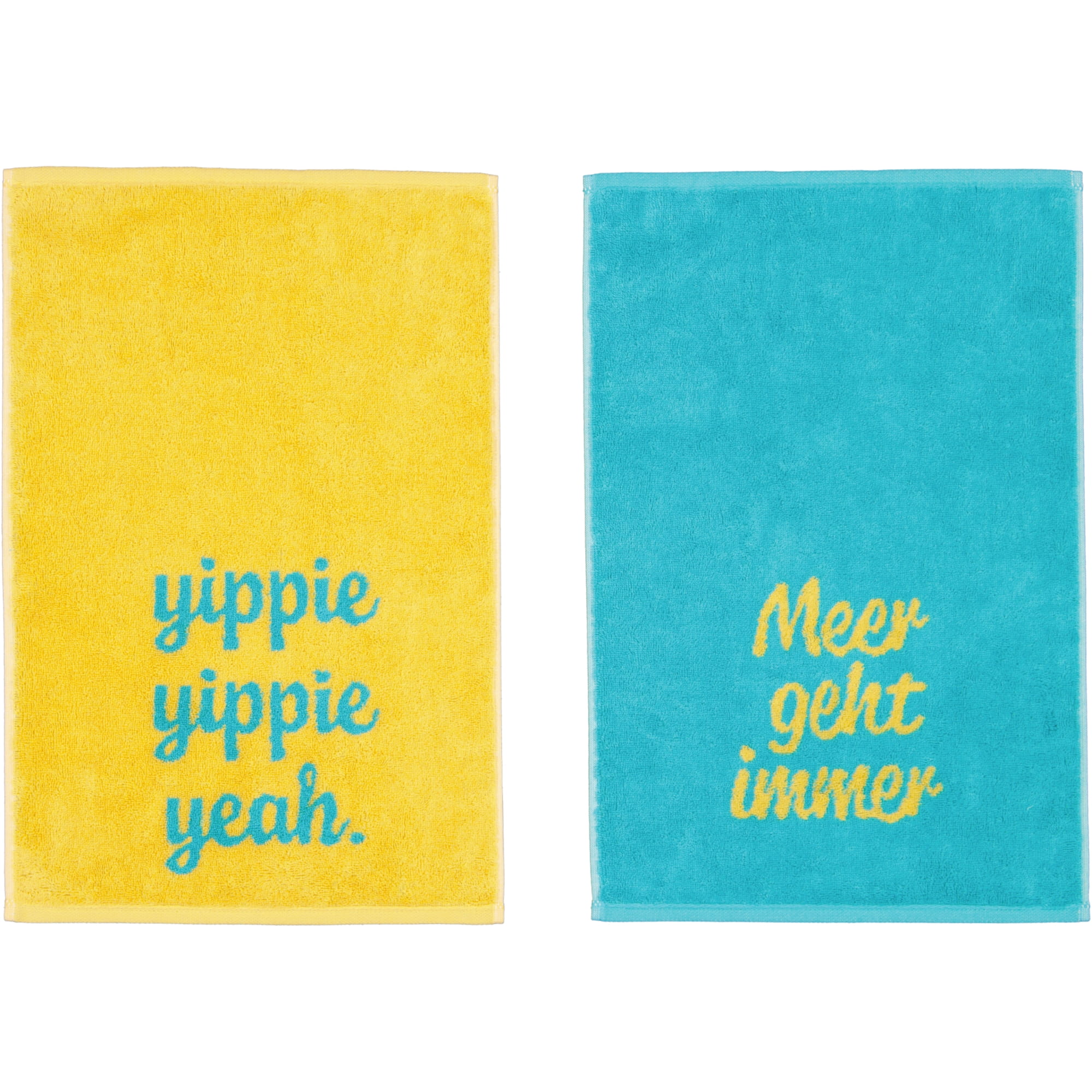 Cawö Gästetücher Postcard Towels Edition 100 Meer geht immer - 07 - Gästetuch 30x50 cm