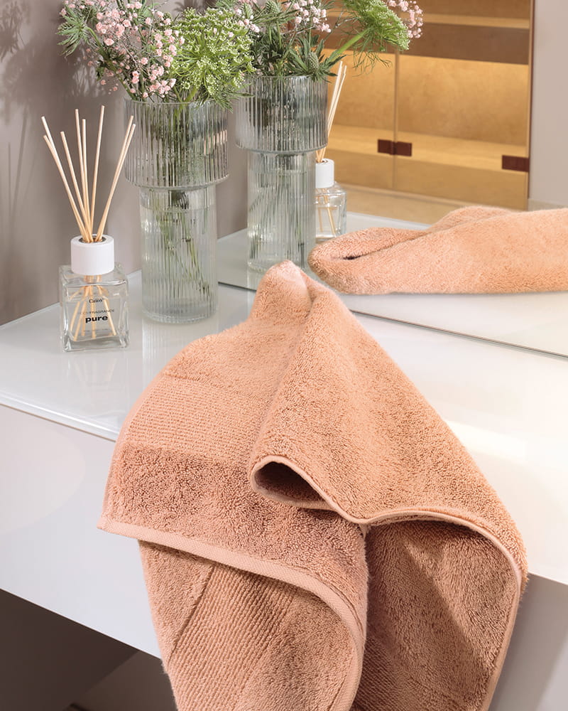 Cawö Handtücher THE LUXURY 5000 pale rose - 329 - Gästetuch 30x50 cm