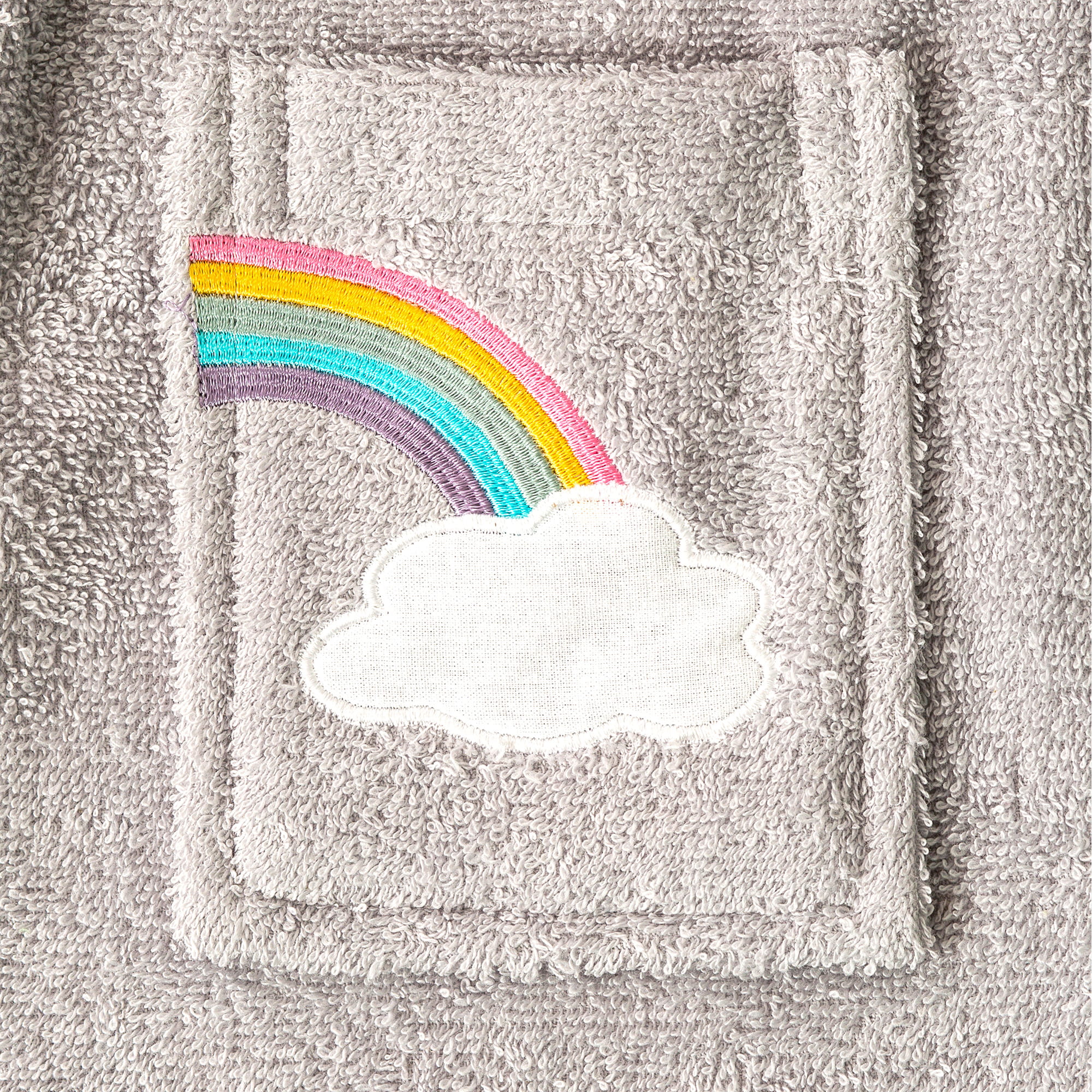 Smithy Wolkenweich Wolke  - Kinder-Bademantel - Farbe: grau (1702025)