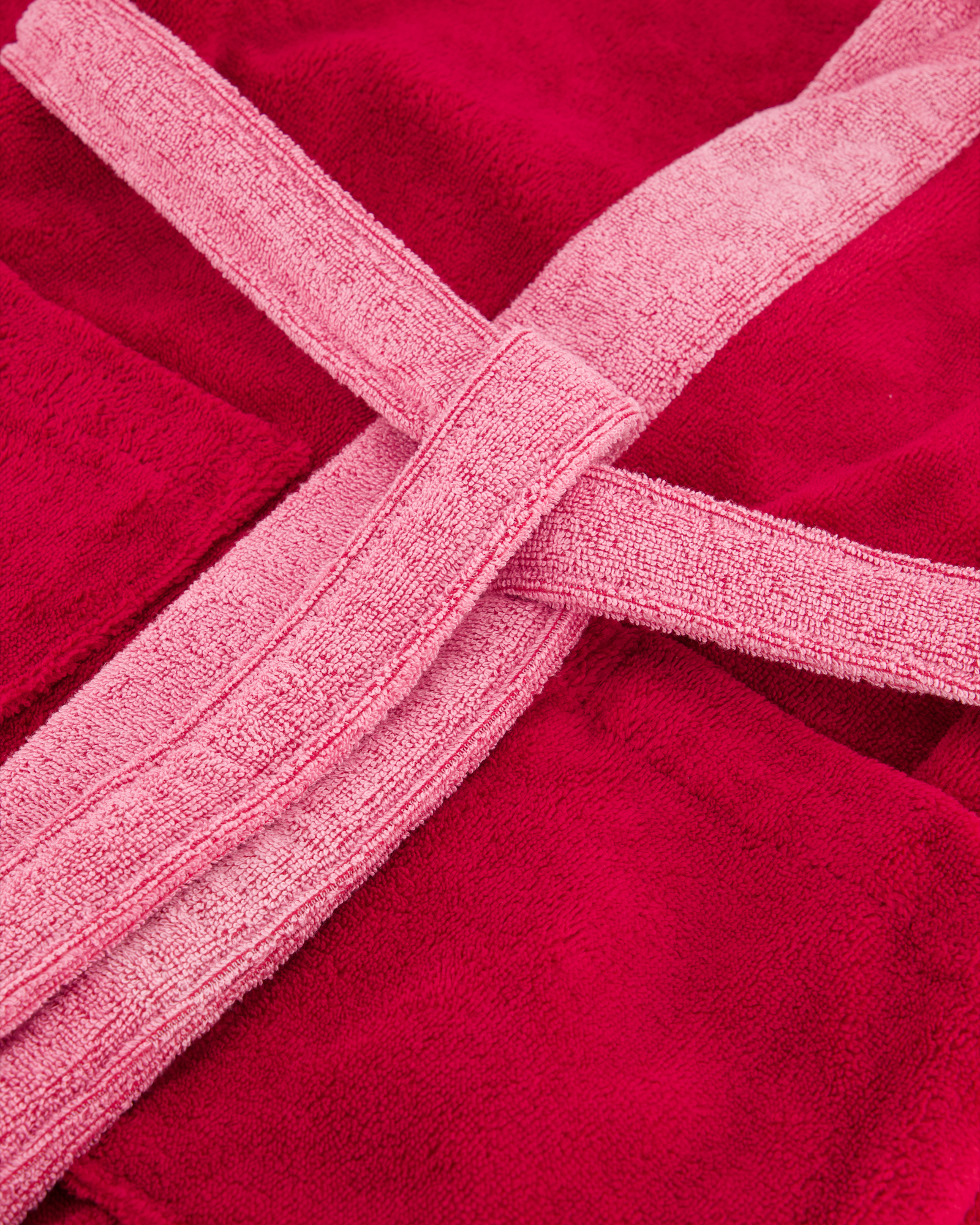 Vossen Bademantel unisex Poppy  - Farbe: cranberry - 002 (161903) - XL