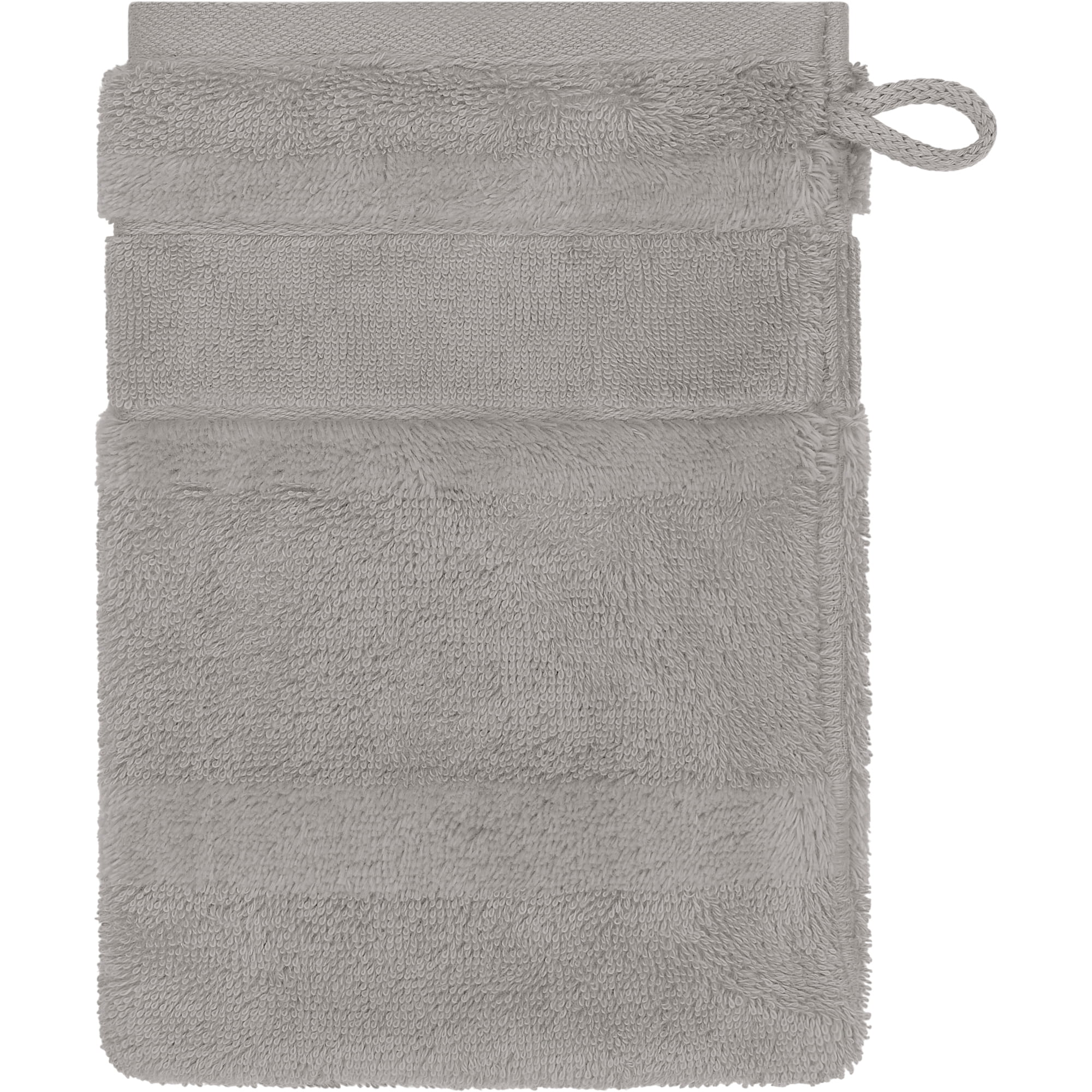 Cawö Handtücher Noblesse2 Uni 1002 metal - 735 - Waschhandschuh 16x22 cm