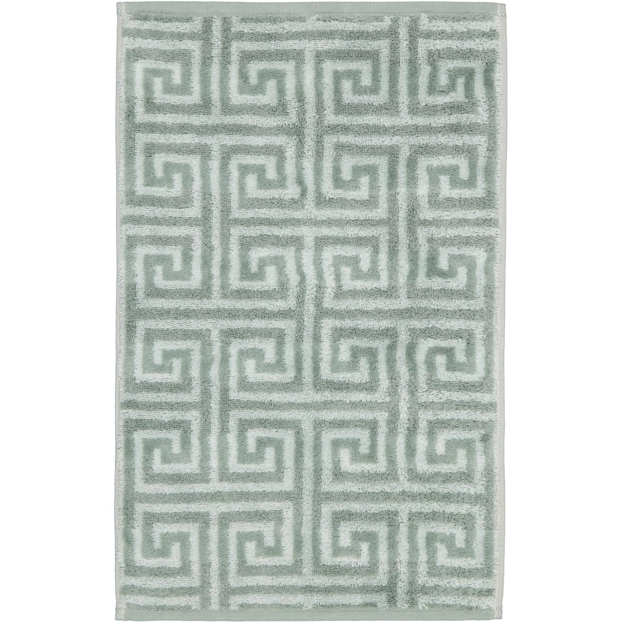 Cawö Handtücher Noblesse Elegance Allover 1088 nordic green - 44 - Gästetuch 30x50 cm