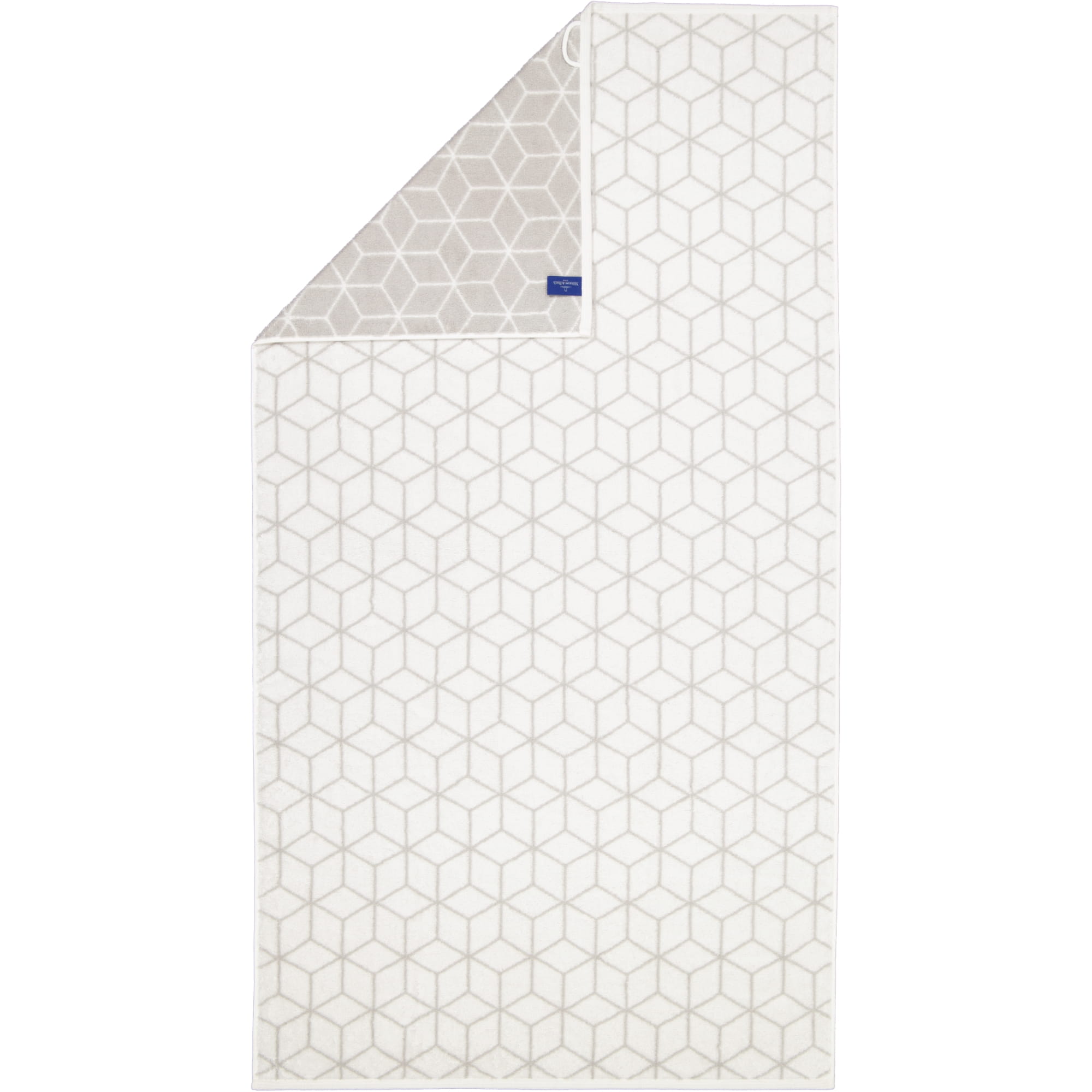 Villeroy & Boch Handtücher Coordinates Carré 2557 - Farbe: brilliant white - 76 - Duschtuch 80x150 cm