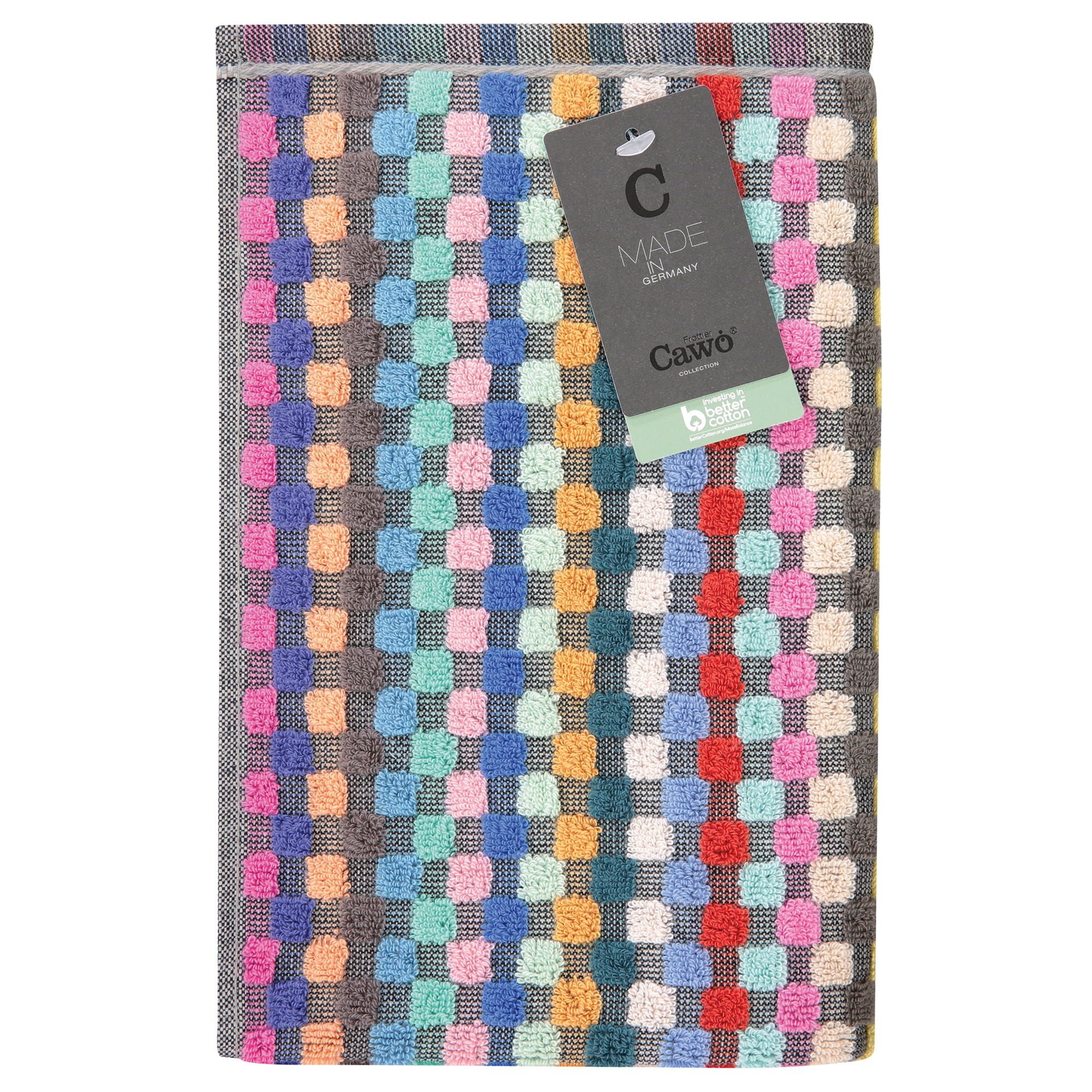 Cawö Küchenhandtücher Cuisine Confetti Karo 2021 multicolor - 12 - 50x50 cm