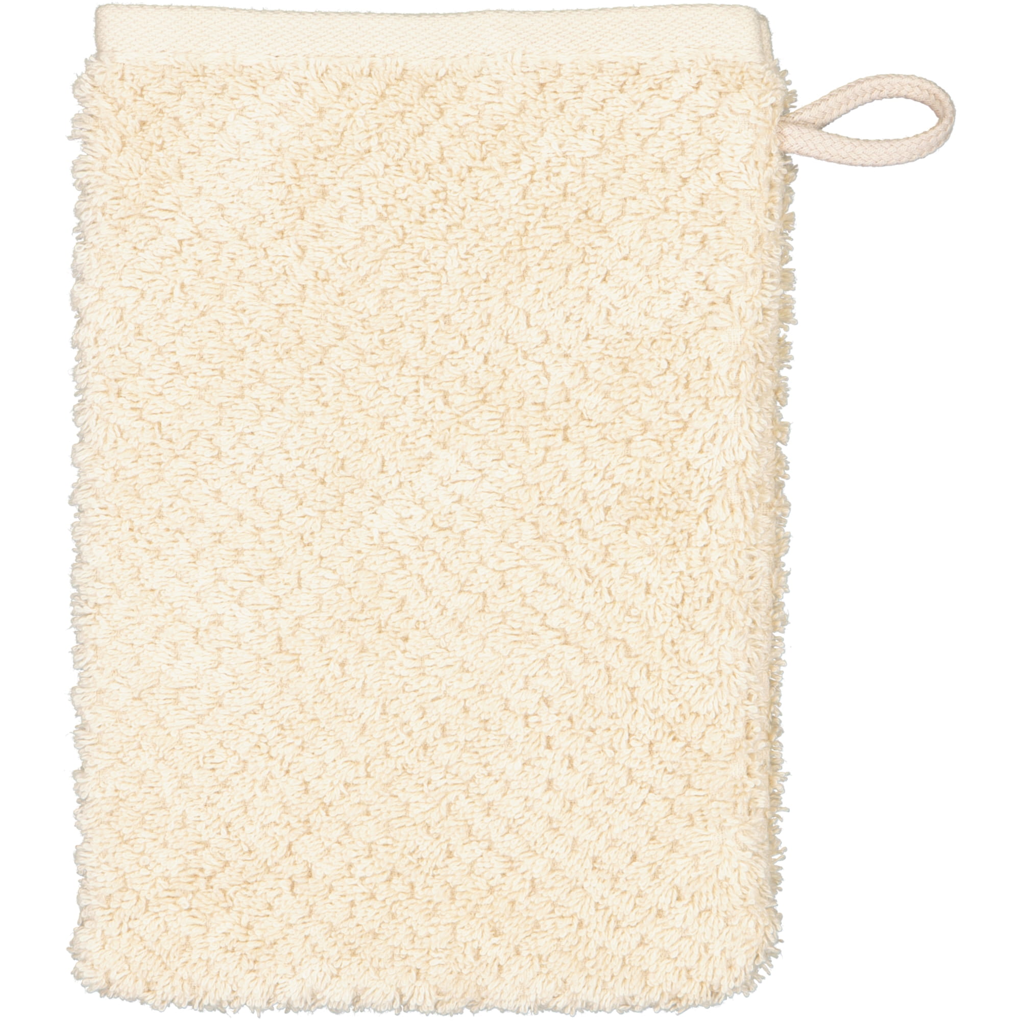 Cawö Handtücher Pure 6500 - Farbe: beige - 370 - Waschhandschuh 16x22 cm