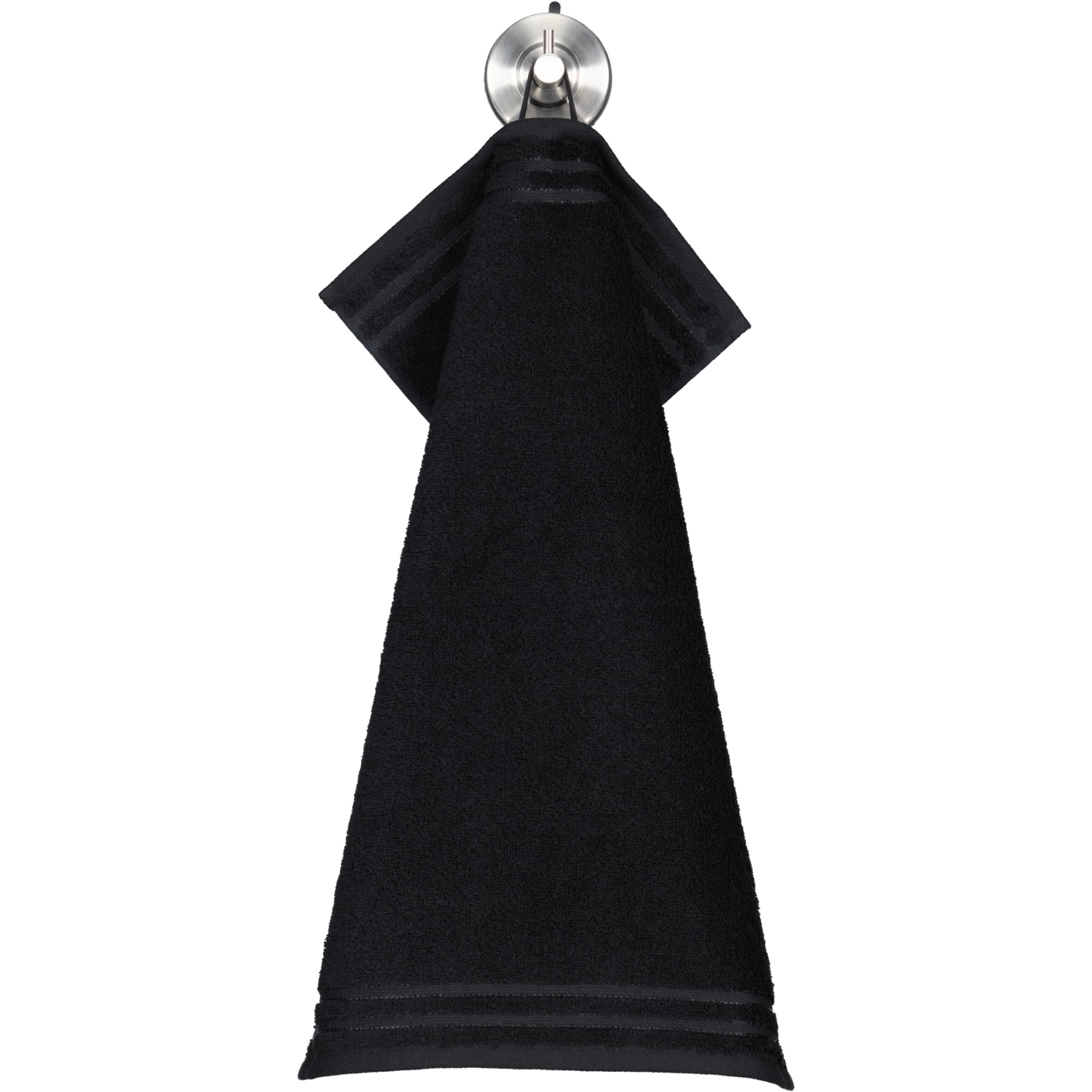 Vossen Handtücher Calypso Feeling schwarz - 7900 - Gästetuch 30x50 cm