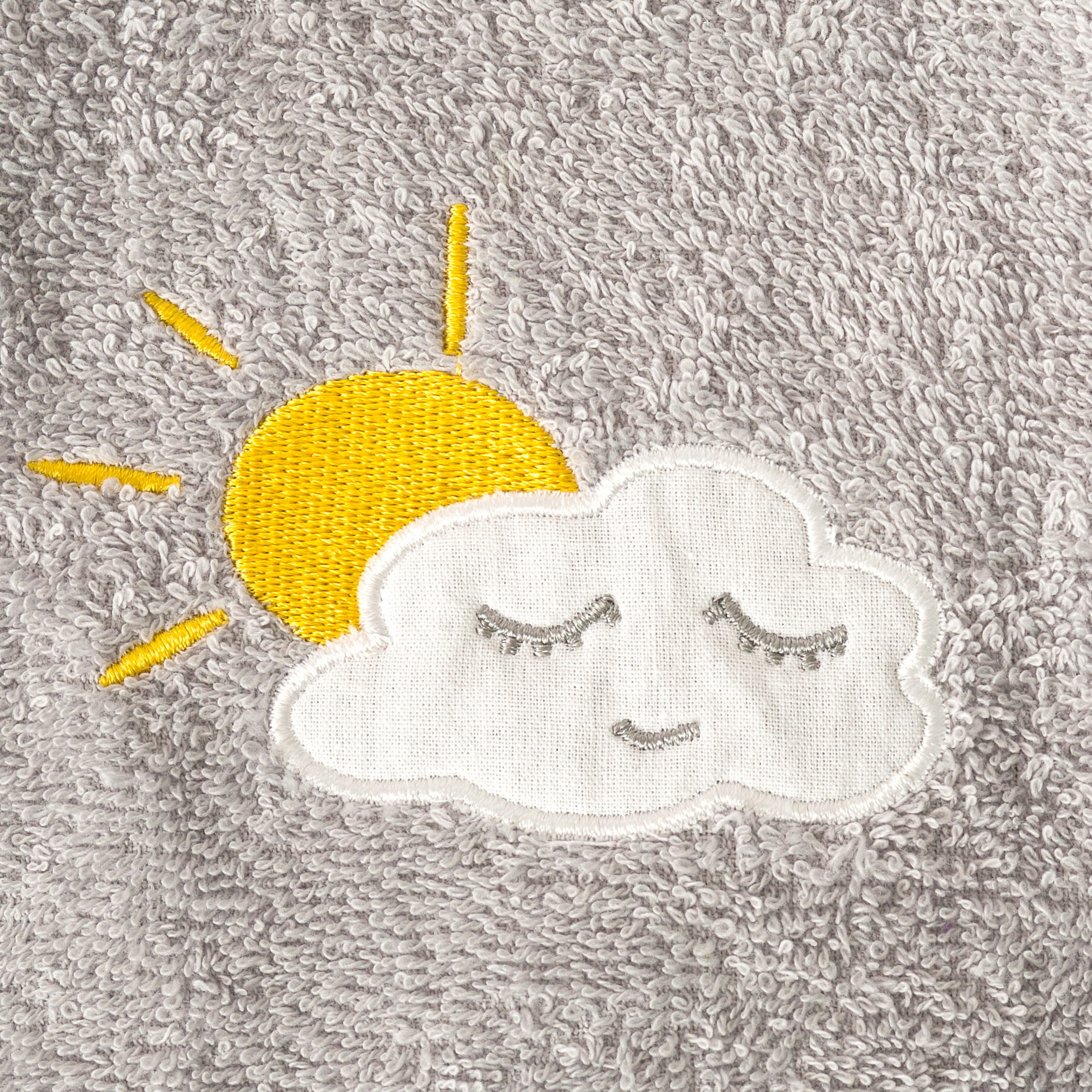 Smithy Wolkenweich Wolke  - Kinder-Bademantel - Farbe: grau (1702025)
