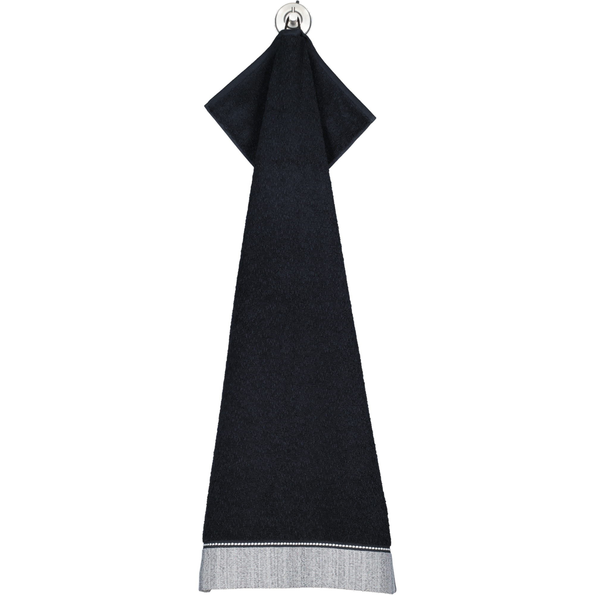 Möve Brooklyn Uni - Farbe:  black - 199 (1-0669/8970) - Handtuch 50x100 cm