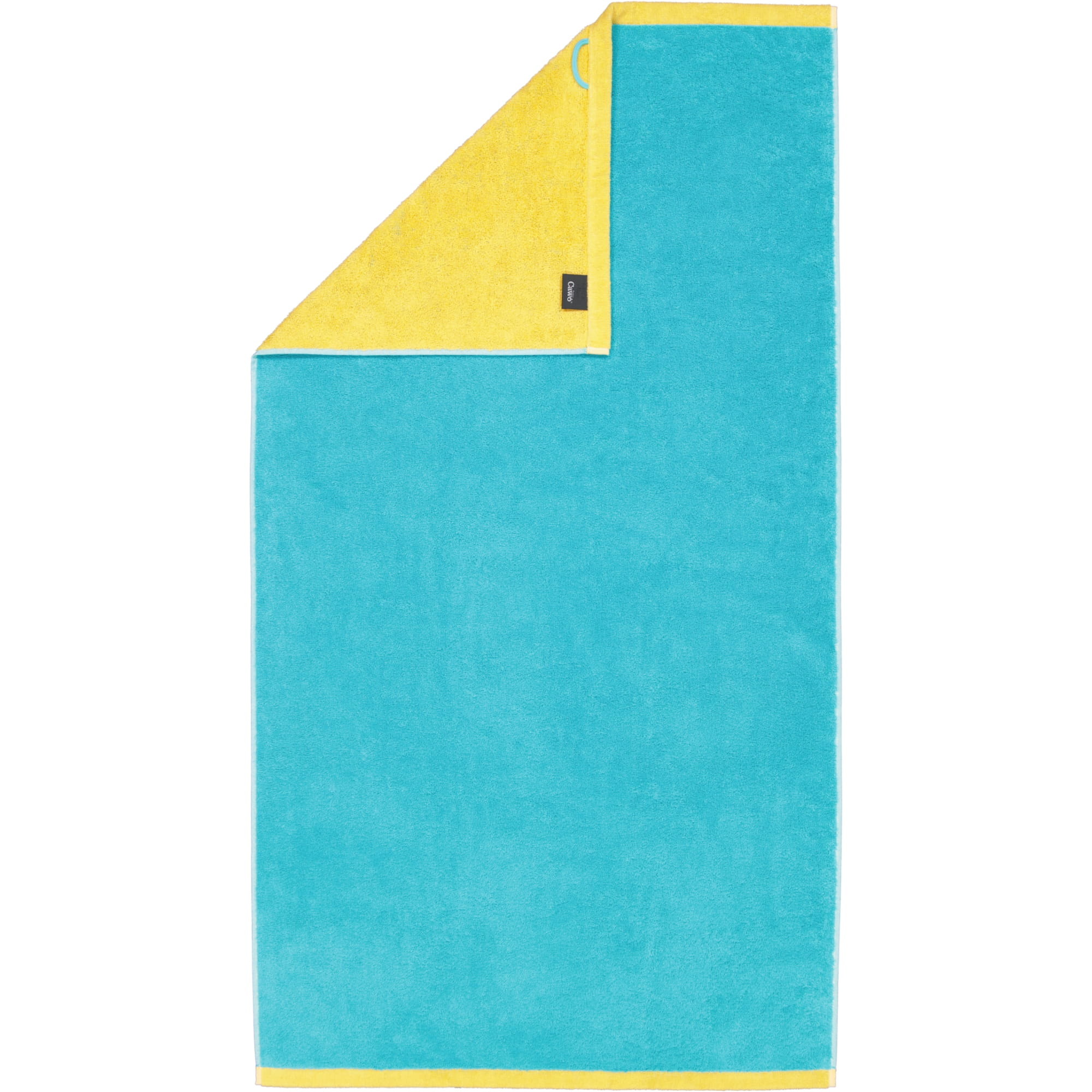 Cawö Handtücher Lifestyle Splash 7071 türkis/apricot - 15 - Duschtuch 70x140 cm