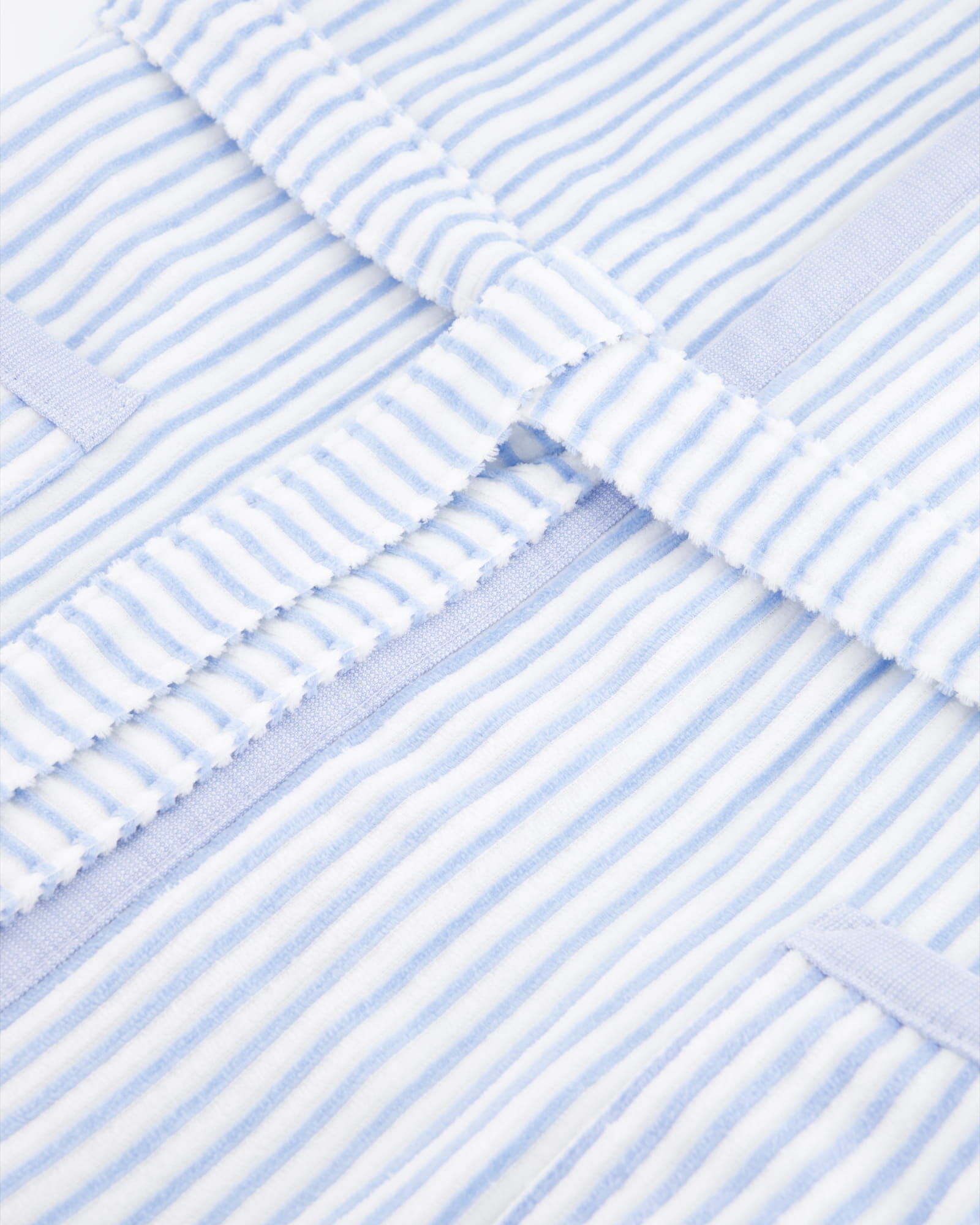 Cawö - Damen Bademantel Schalkragen 3423 - Farbe: mittelblau - 11