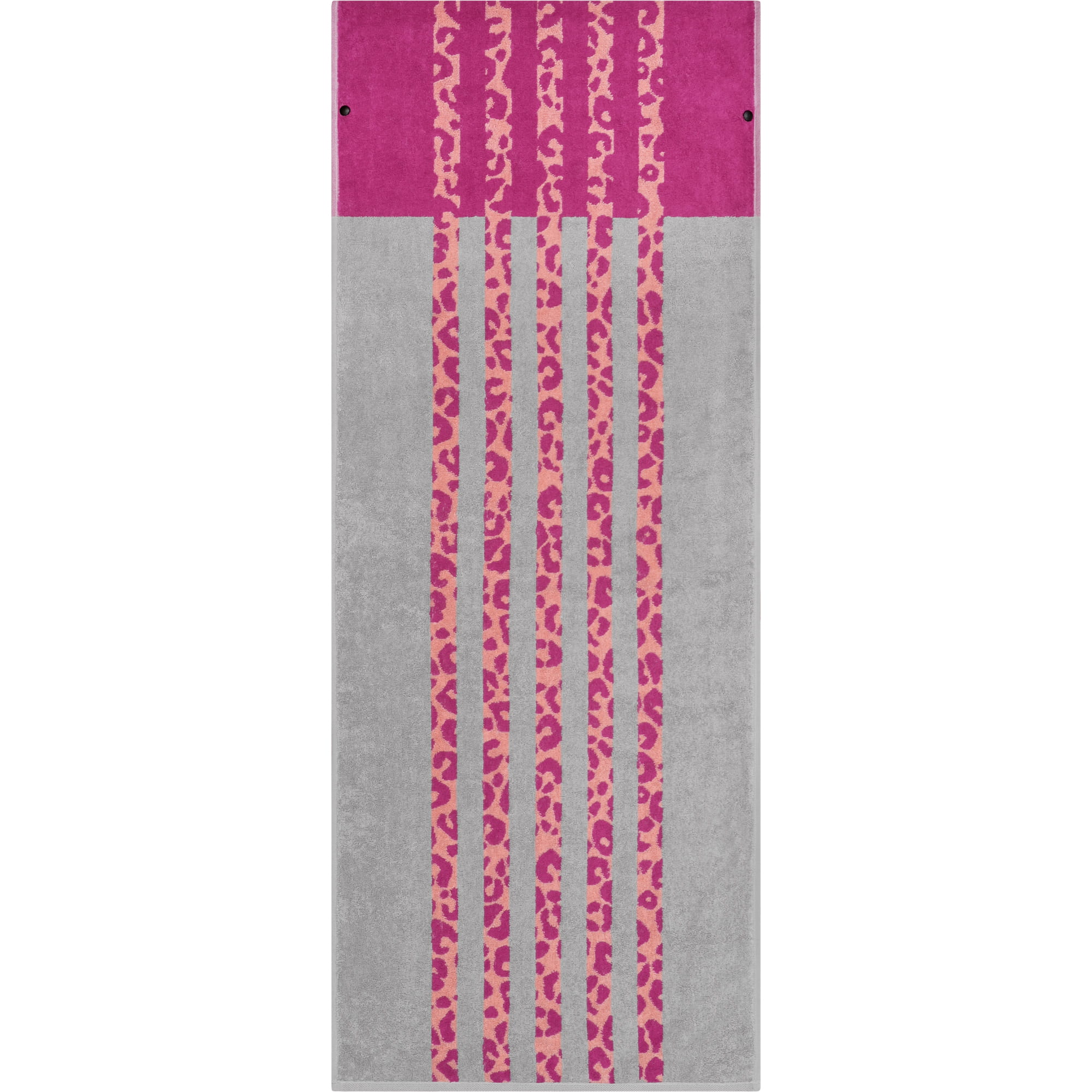 Cawö Fitness-Handtücher LEO STRIPE 6291 vibrant pink - 27 - 50x130 cm
