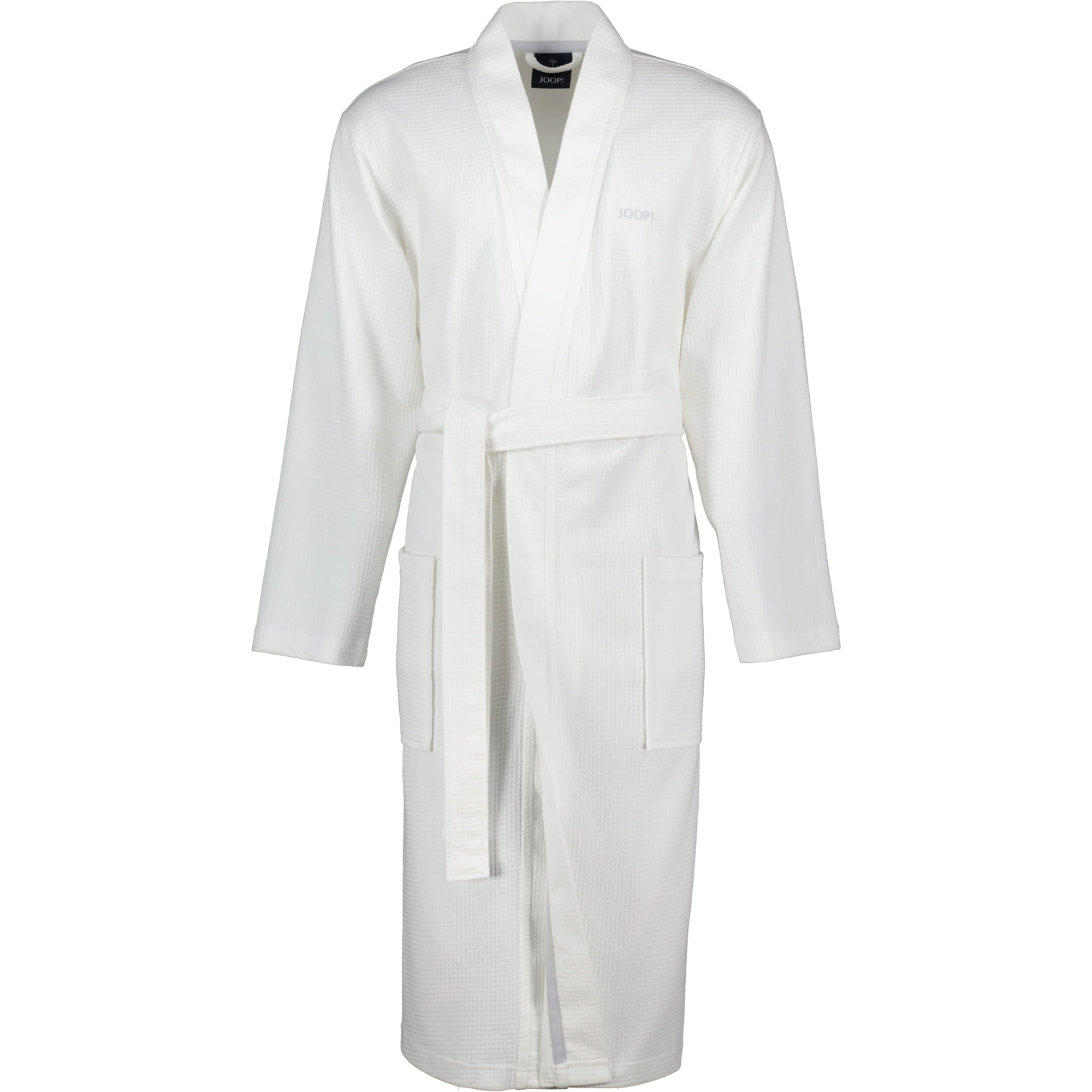JOOP Herren Bademantel Kimono Pique 1656 - Farbe: Weiß - 600