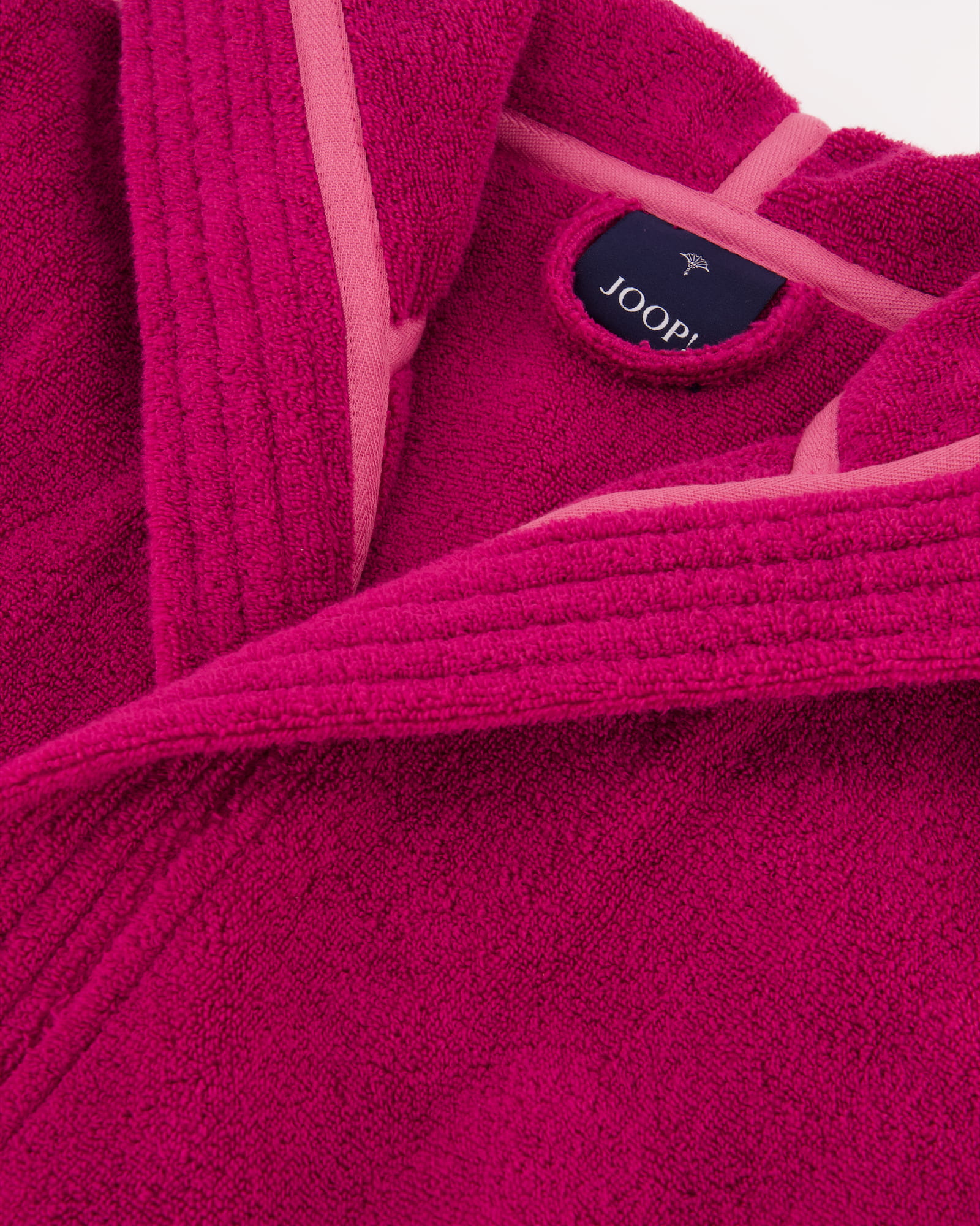 JOOP! Damen Bademantel - Kapuze 1649 - Farbe: Beere - 207