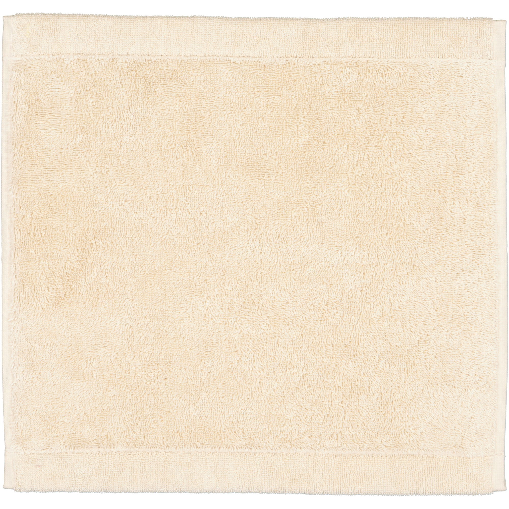 Cawö Handtücher Lifestyle Uni 7007 beige - 370 - Seiflappen 30x30 cm