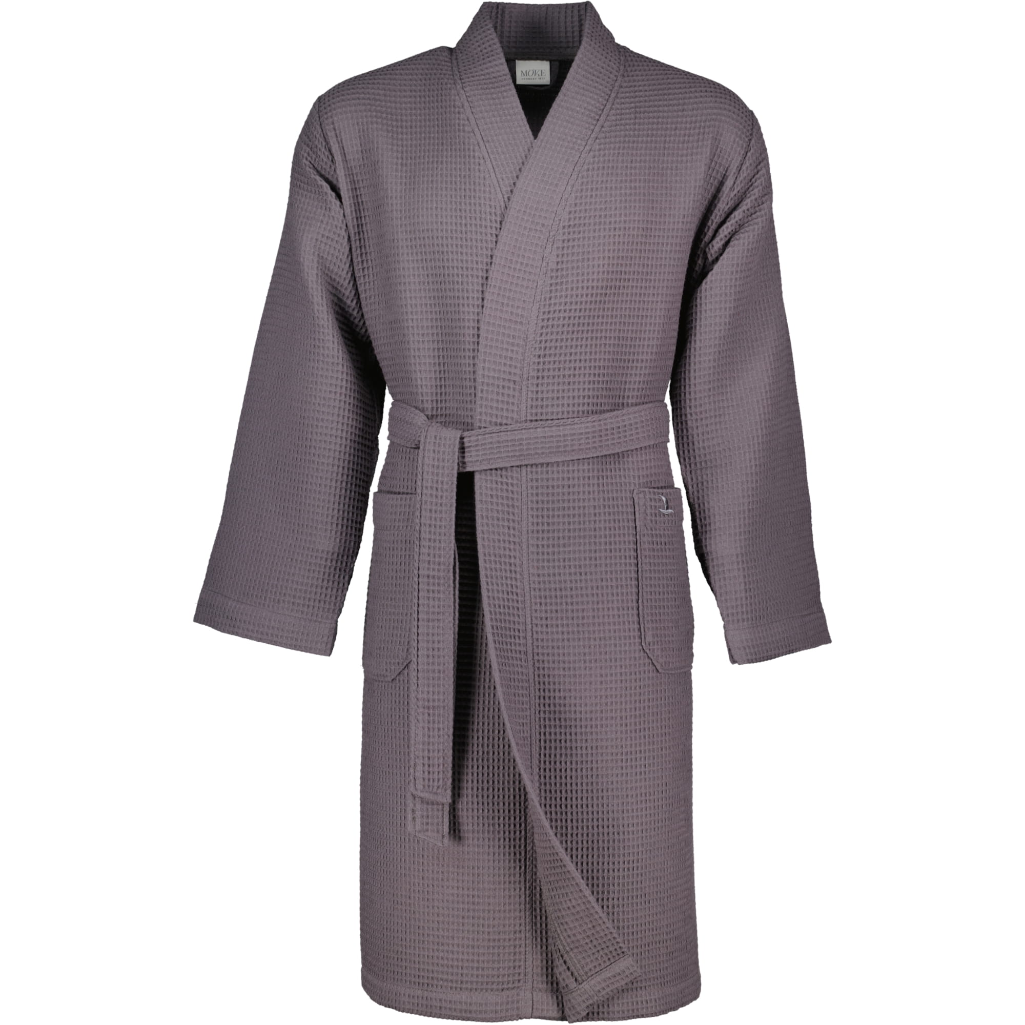 Möve Bademantel Kimono Homewear - Farbe: graphit - 843 (2-7612/0663)