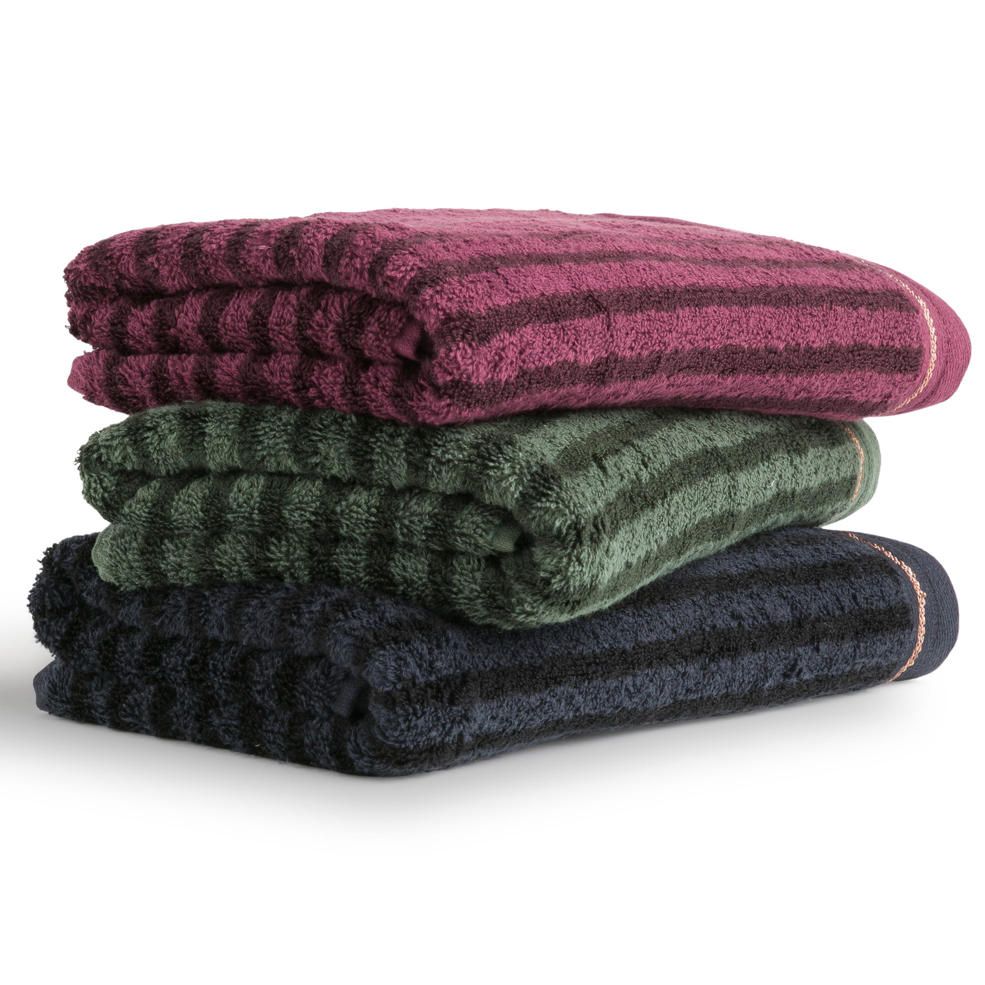 Möve Handtücher Soft Glam Small Stripes burgundy - 761