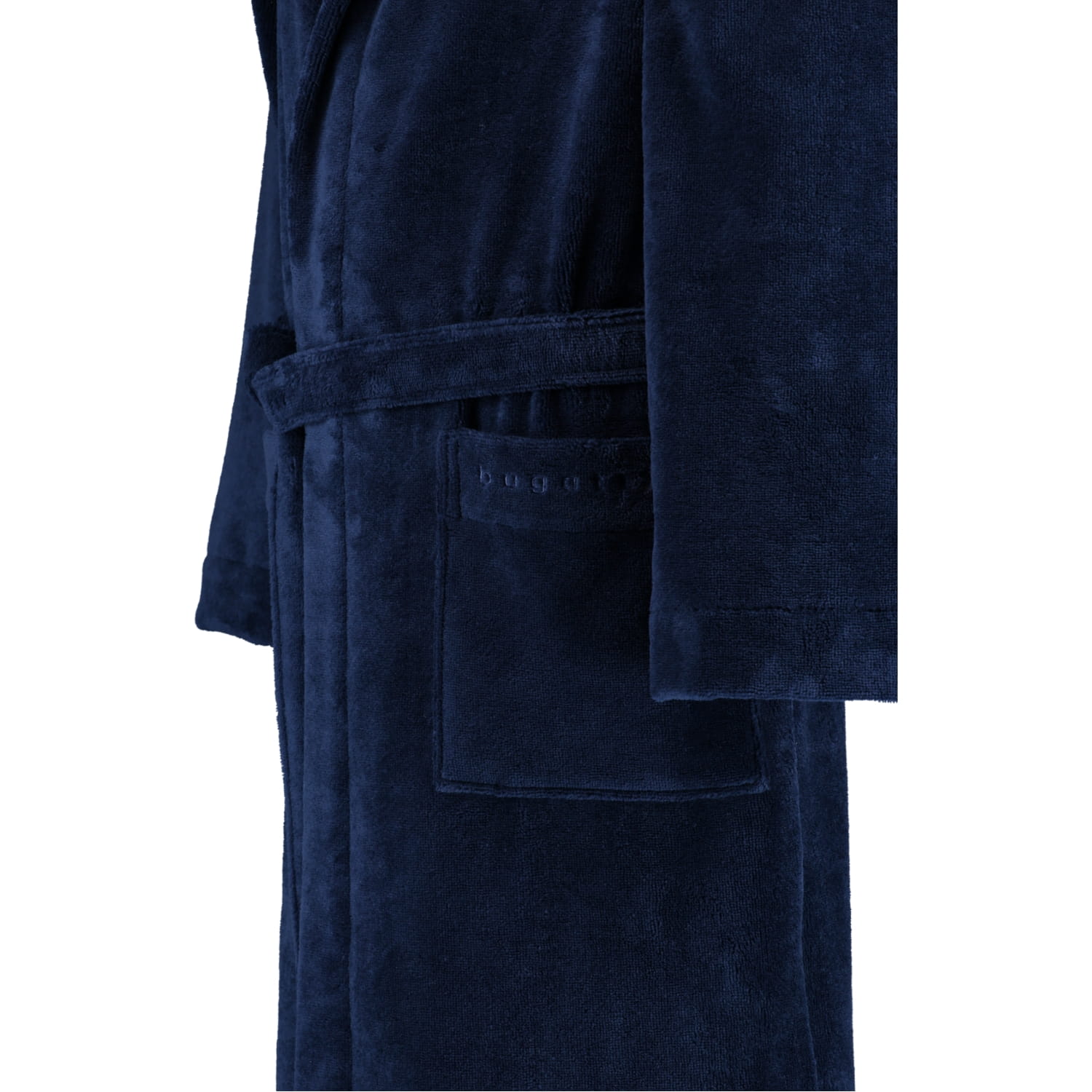 bugatti Herren Bademantel Kapuze Roberto - Farbe: marine blau - 493