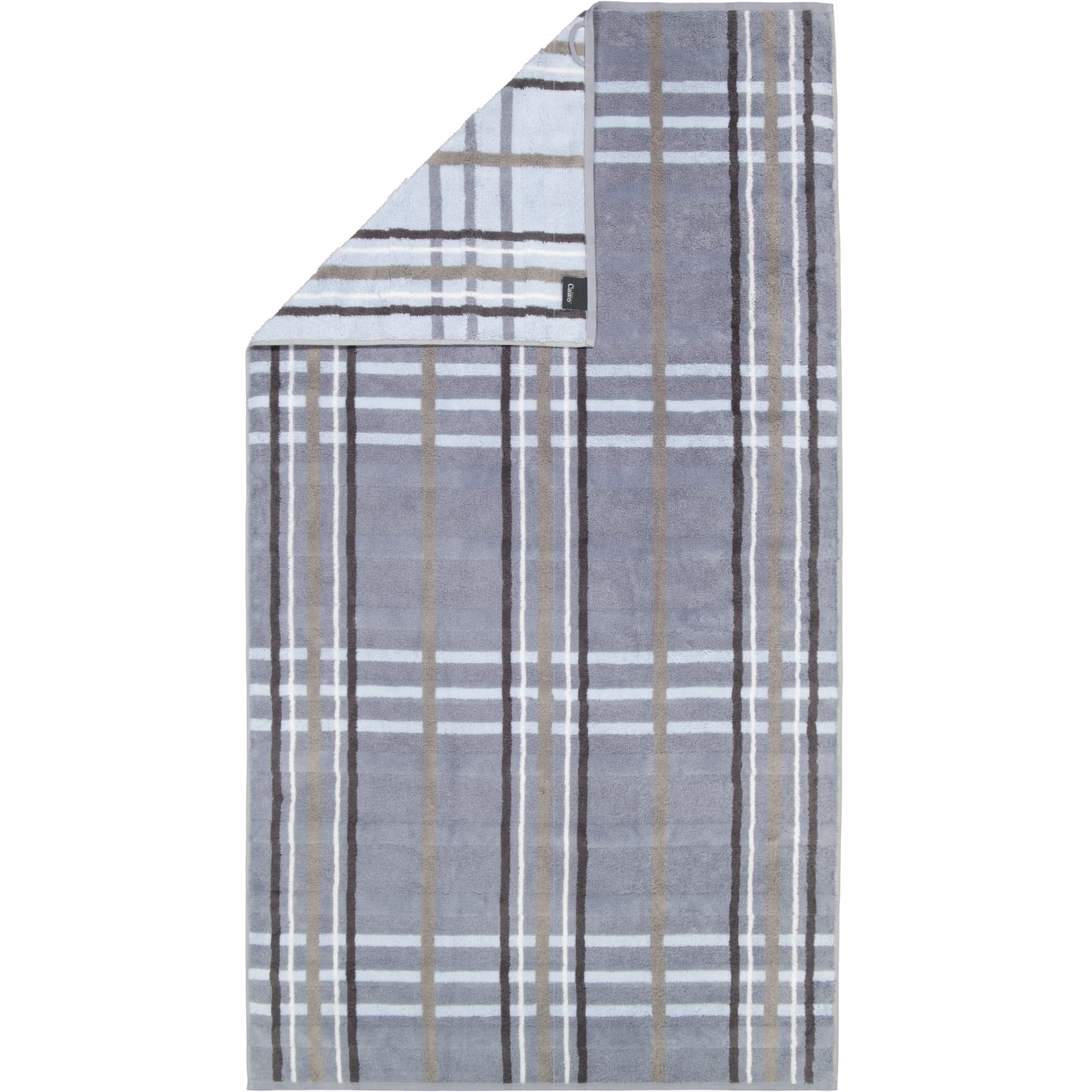 Cawö Handtücher Noblesse Check 1089 nordic blue - 11 - Duschtuch 80x150 cm