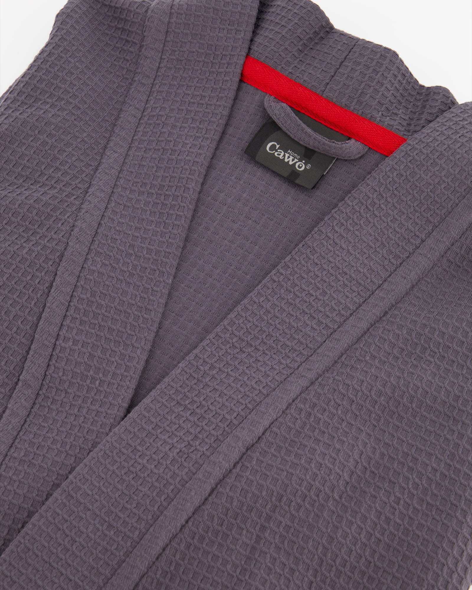 Cawö Home Bademäntel Herren Kimono 816 anthrazit - 72