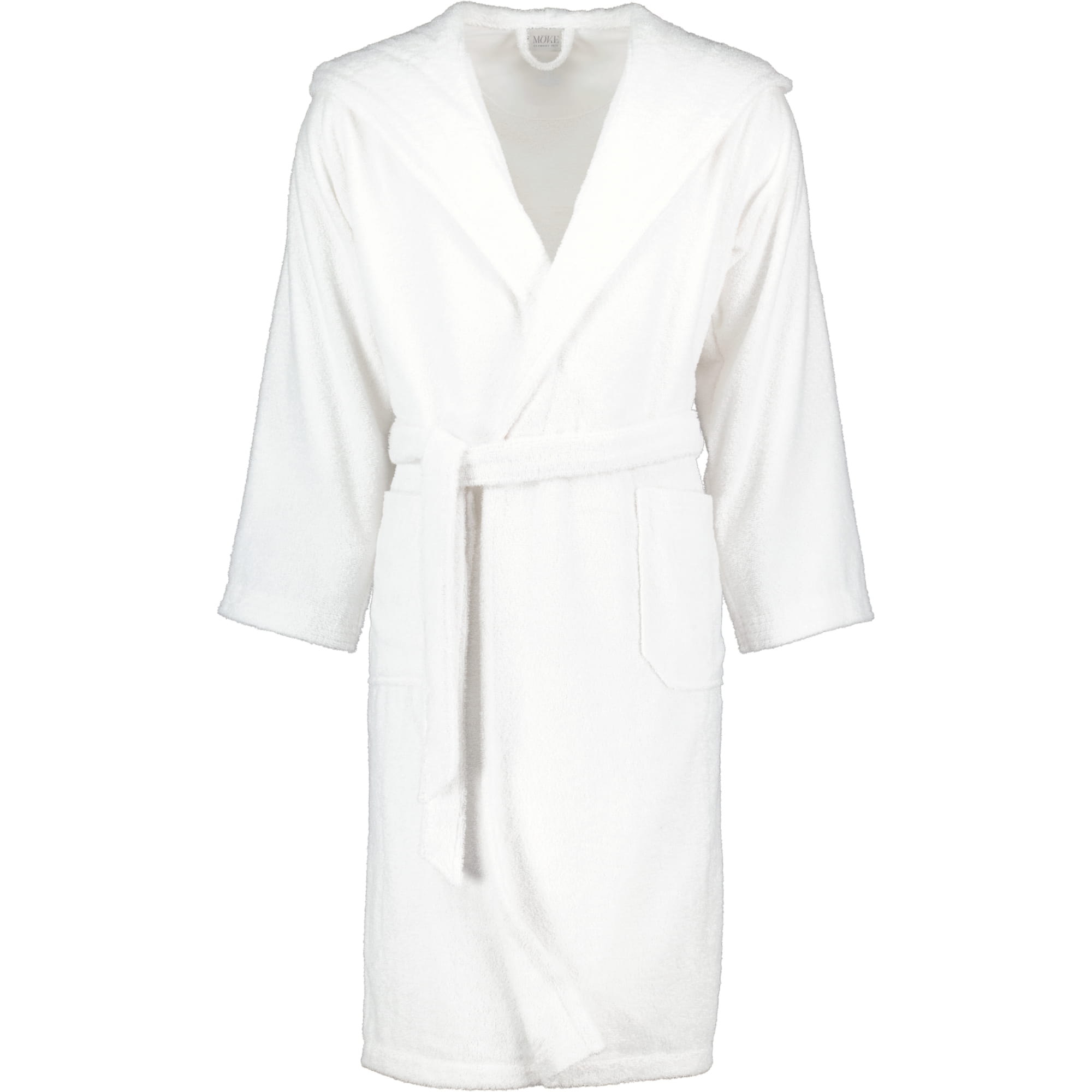 Möve Bademäntel unisex Kapuze Superwuschel snow - 001 - M