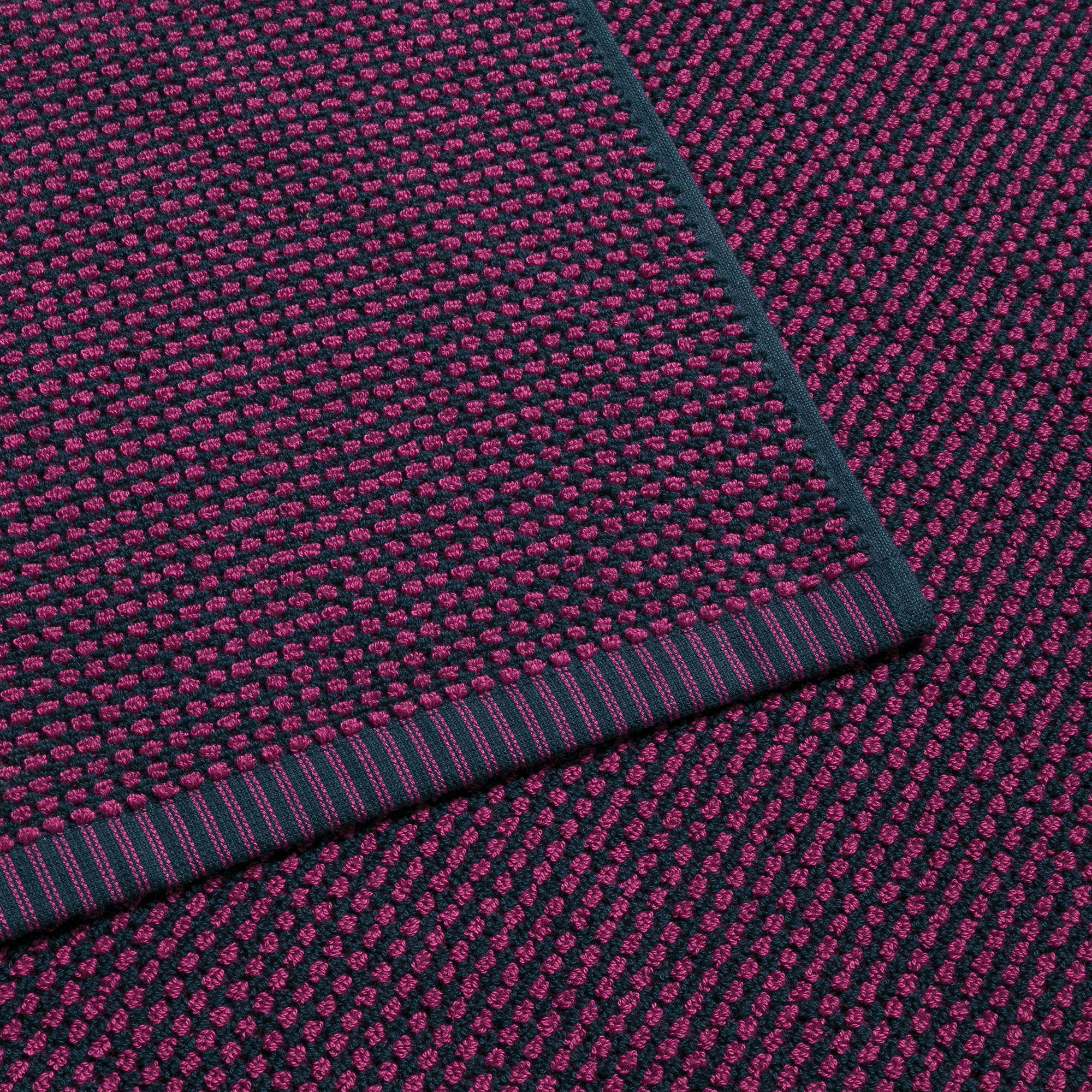 Möve Saunatücher Bliss deep sea/ berry - 031 - 80x200 cm