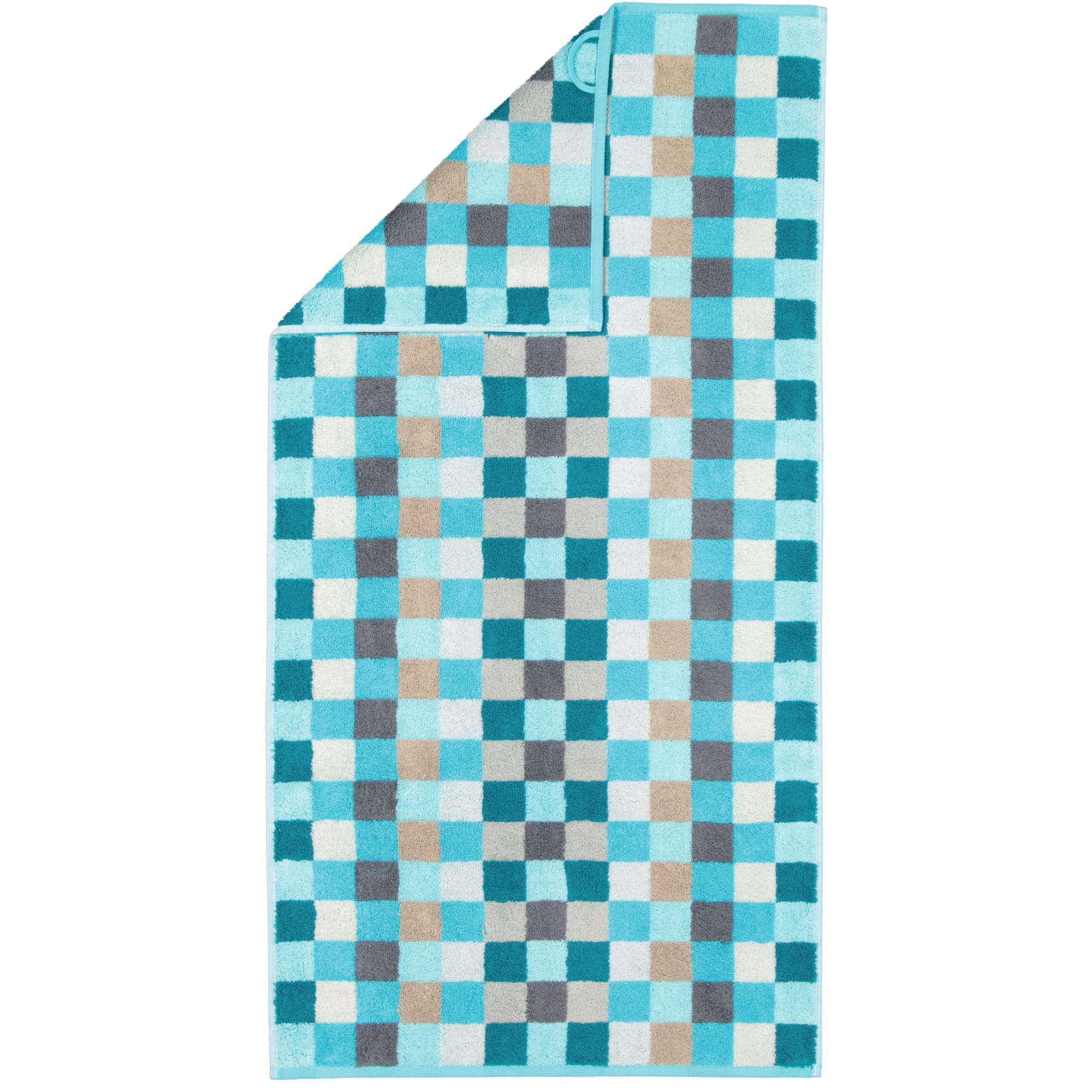 Cawö - Unique Karo 942 - Farbe: türkis - 44