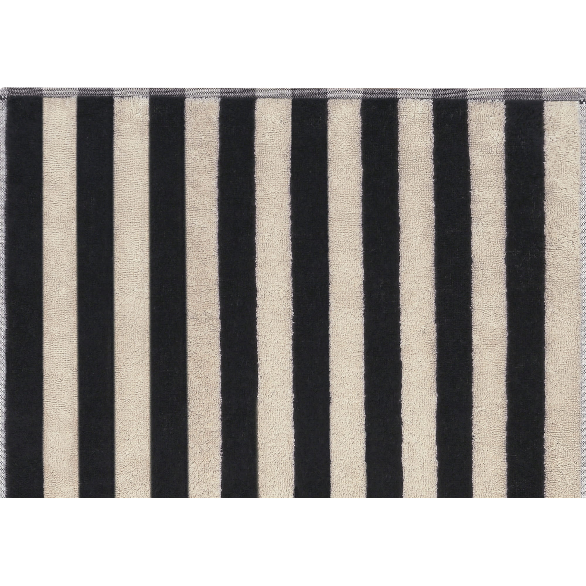 Cawö Handtücher Bold Streifen 6277 schwarz/beige - 93 - Duschtuch 70x140 cm