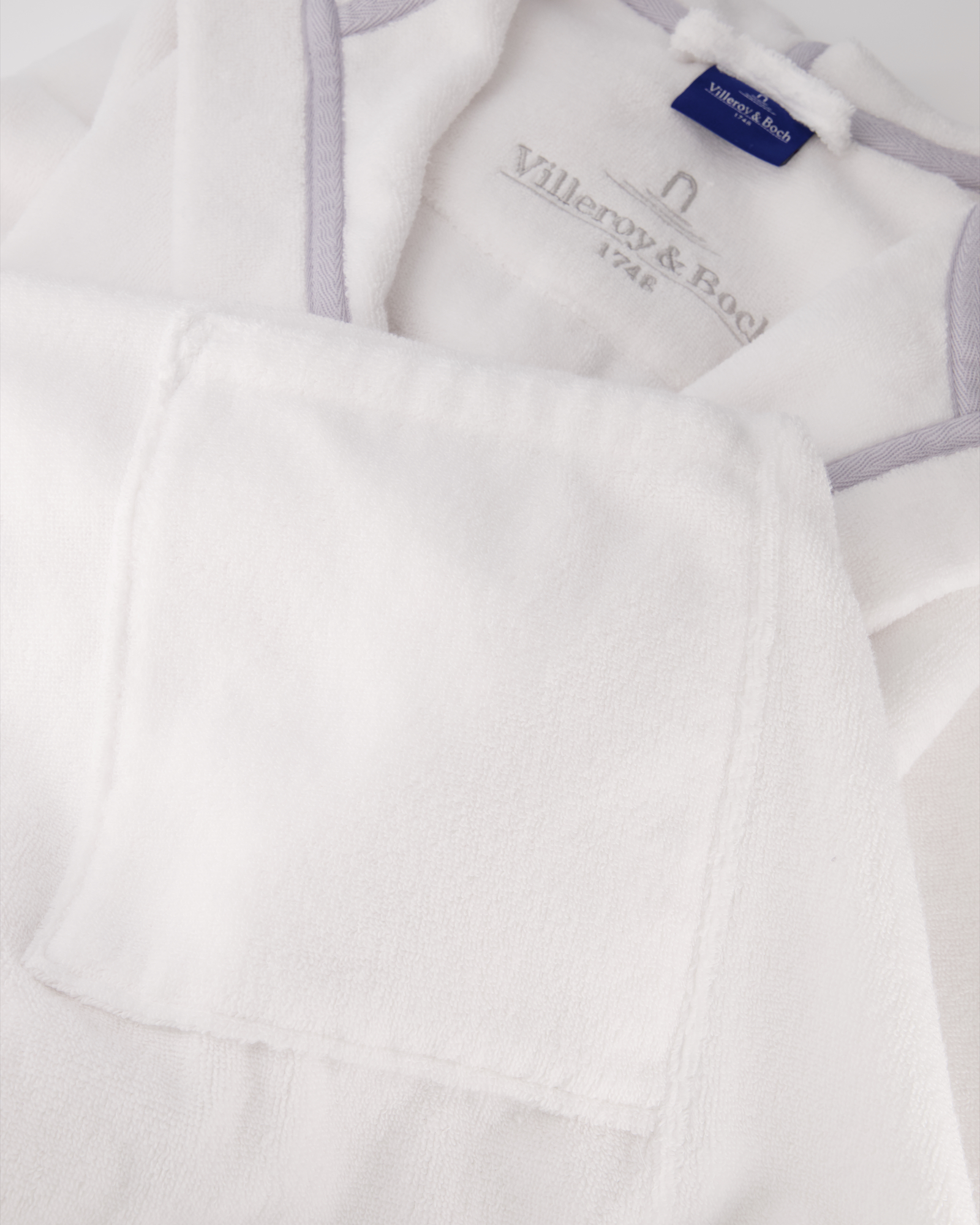 Villeroy & Boch Herren Bademantel Kapuze 2523 - Farbe: brilliant-white - 67