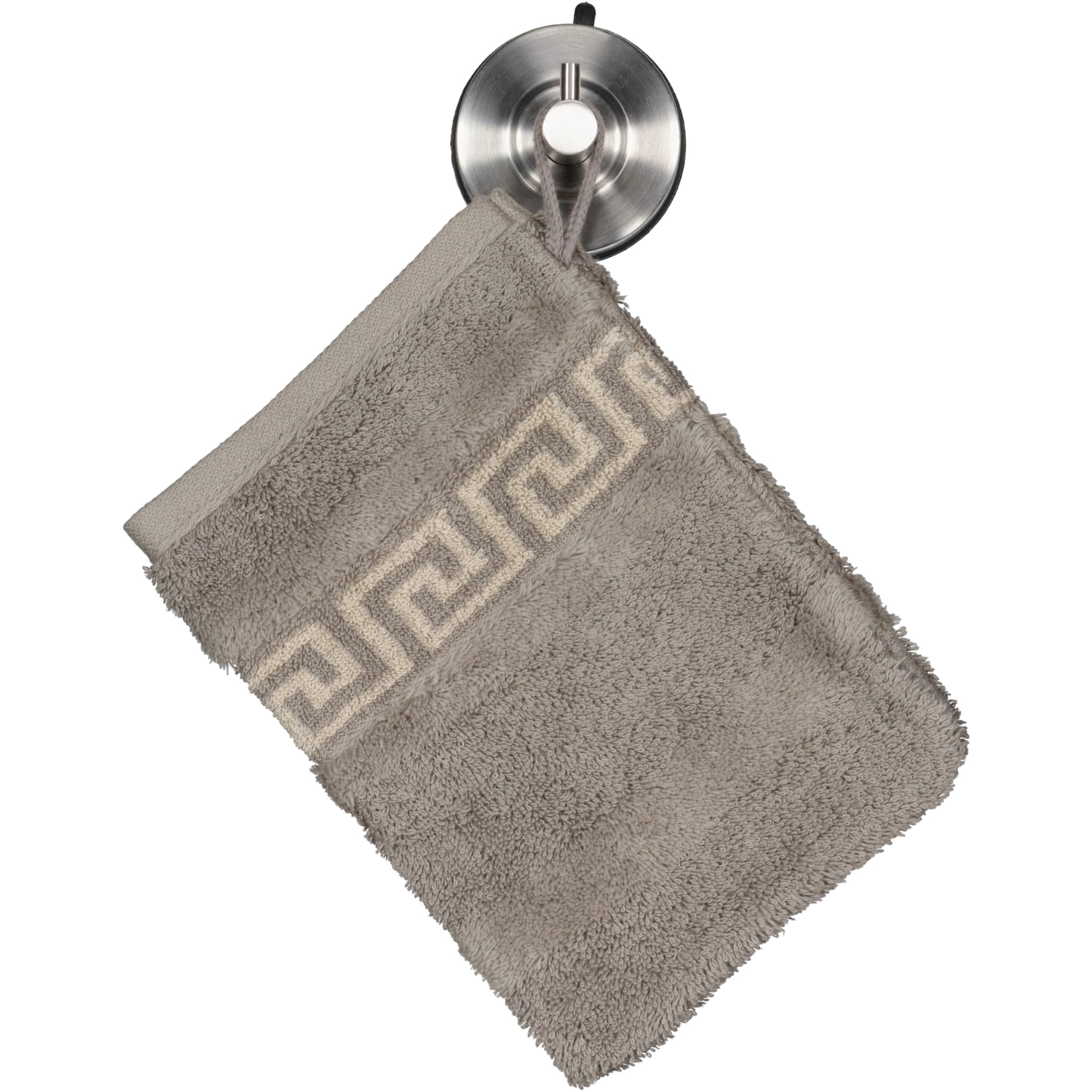 Cawö Handtücher Noblesse Duo 1003 - Farbe: graphit - 70 - Waschhandschuh 16x22 cm